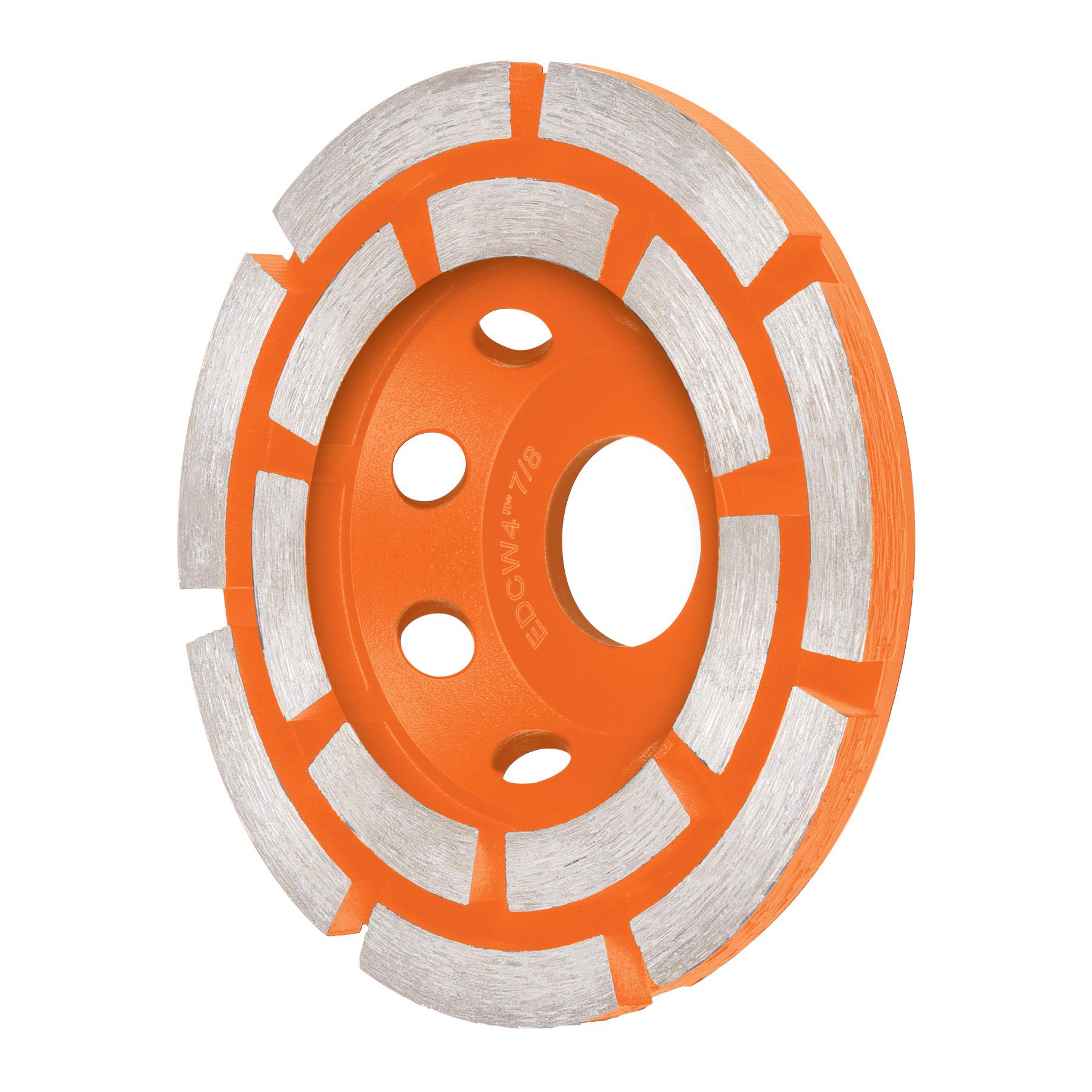 "COPA DE DIAMANTE DOBLE HILERA 4"" X 7/8"", TRUPER"
