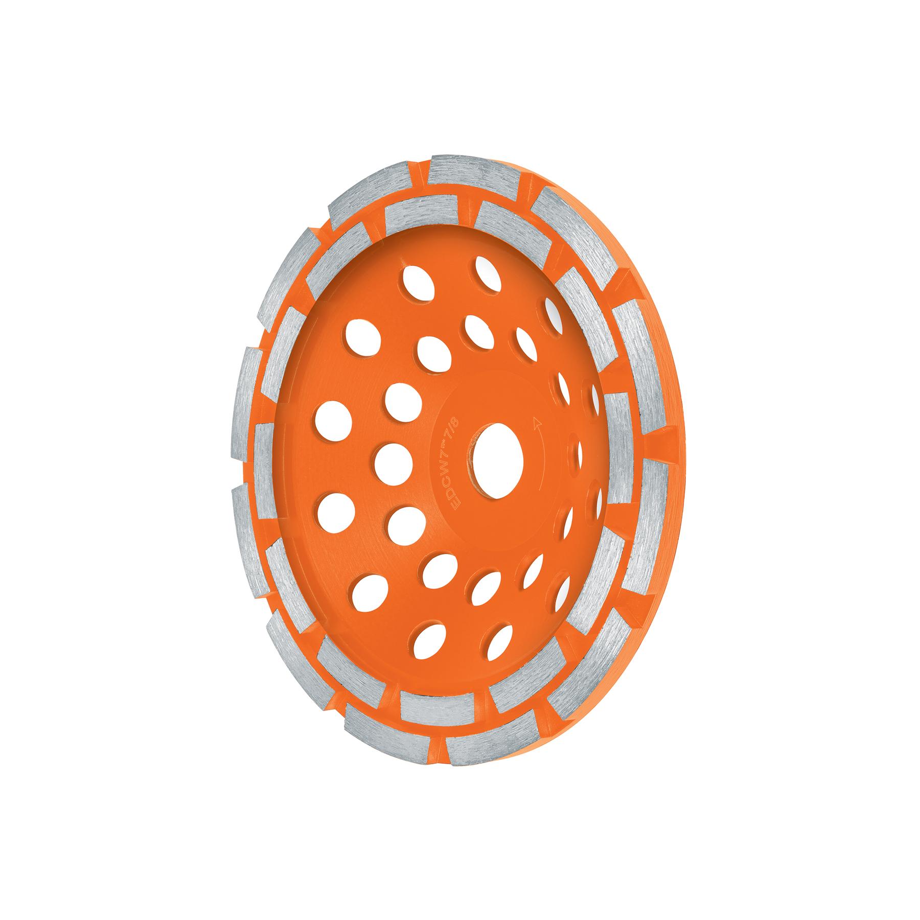 "COPA DE DIAMANTE DOBLE HILERA 7"" X 7/8"", TRUPER"