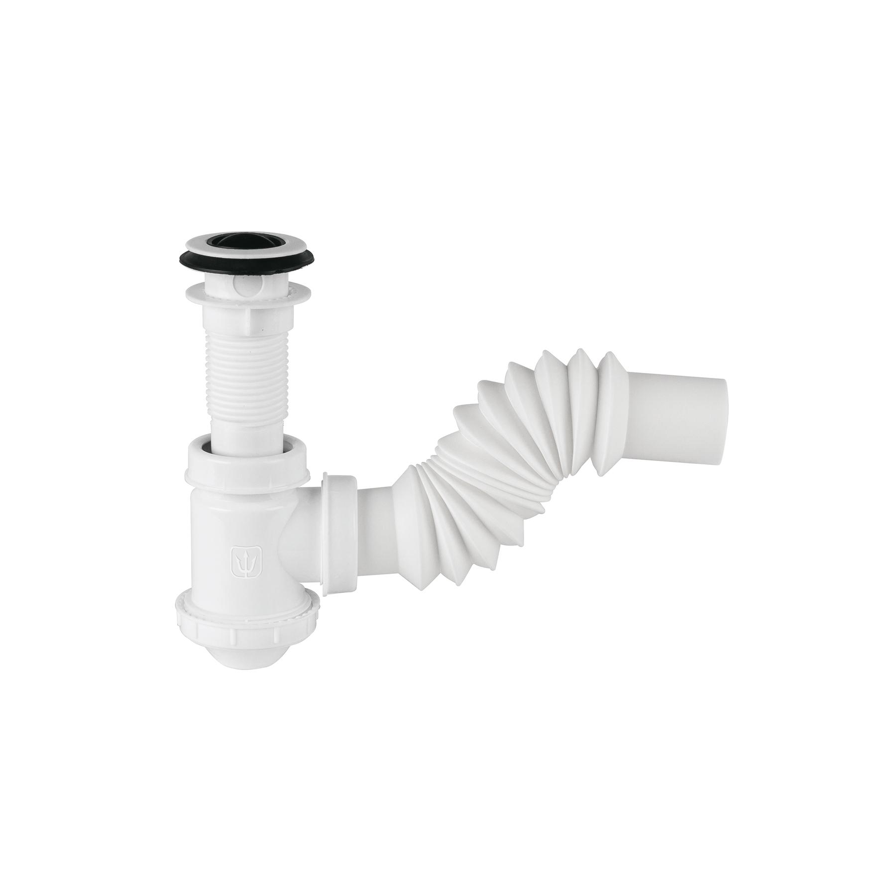 CÉSPOL DE BOTE P/LAVABO CON CONTRA, POLIPROPILENO, 1-1/4'