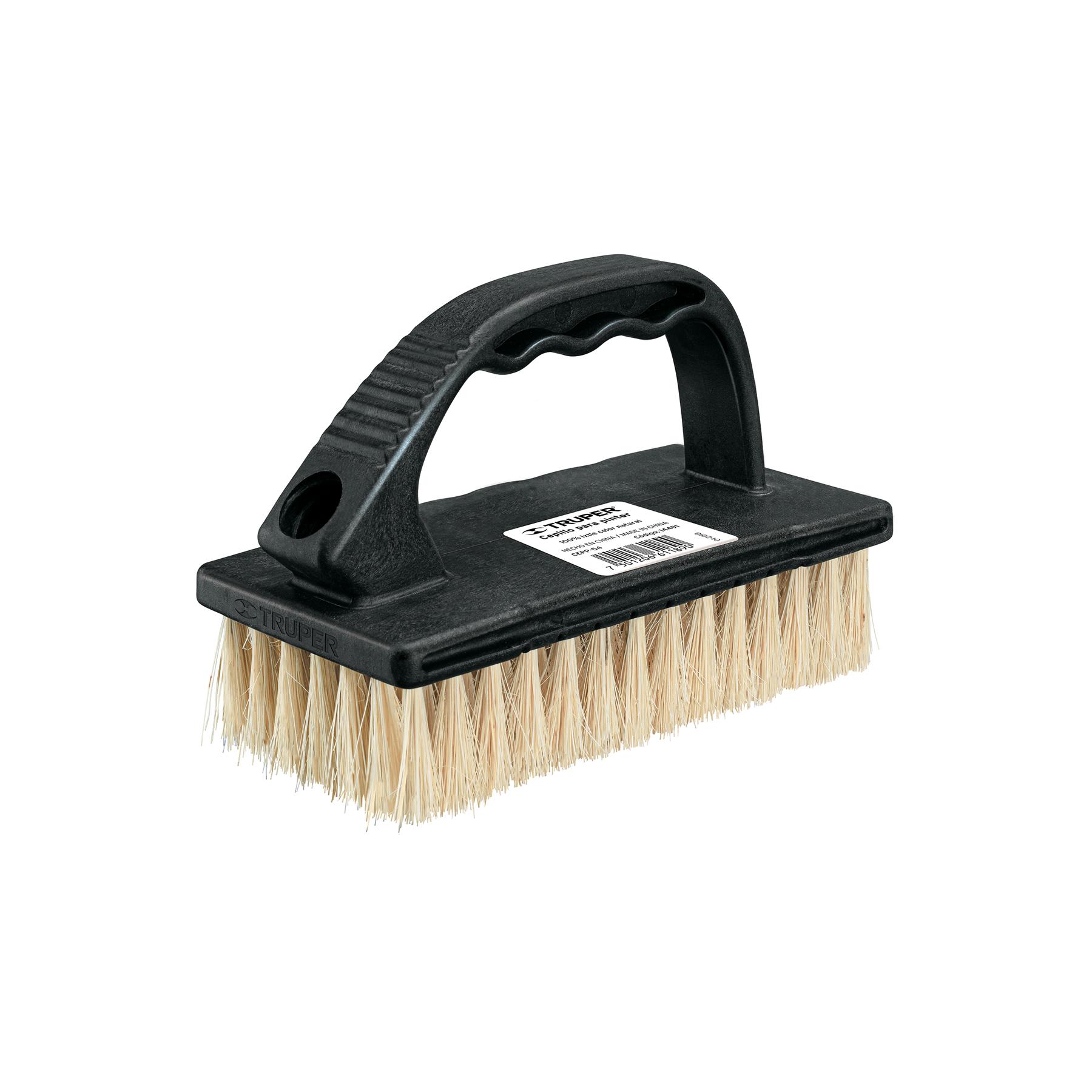 CEPILLO PARA PINTOR, PARA LIMPIEZA CON CERDAS DE IXTLE