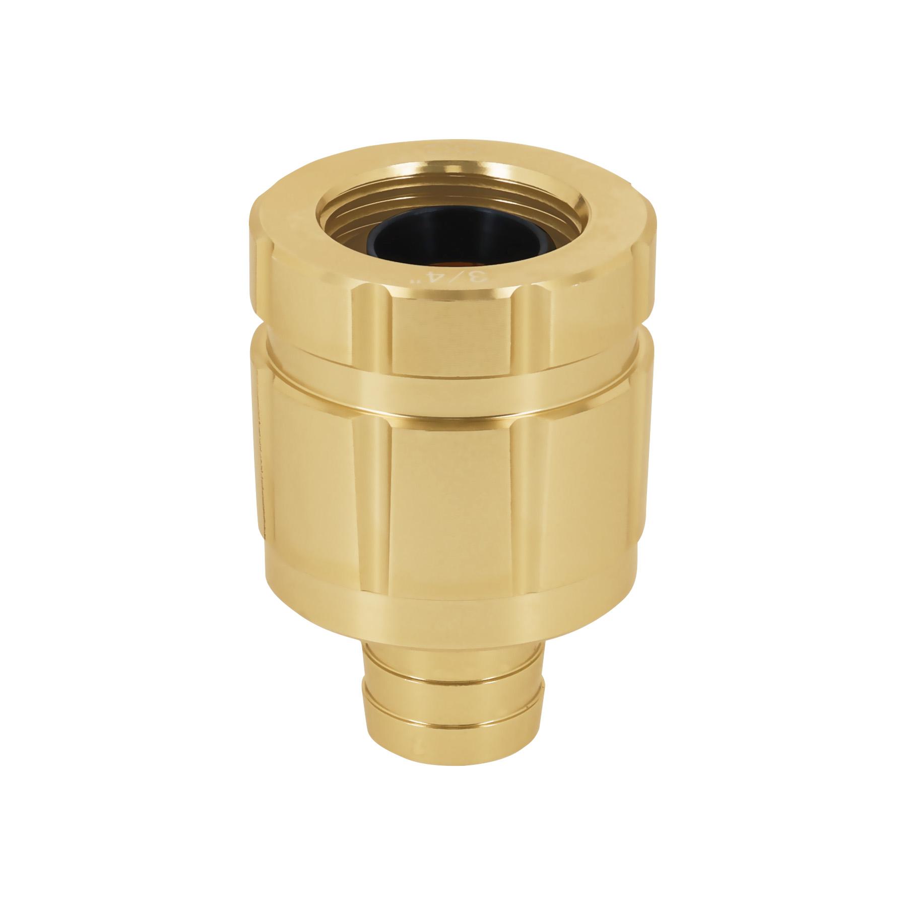 CONECTOR 3/4' HEMBRA ROBUSTO DE ALUMINIO, TRUPER