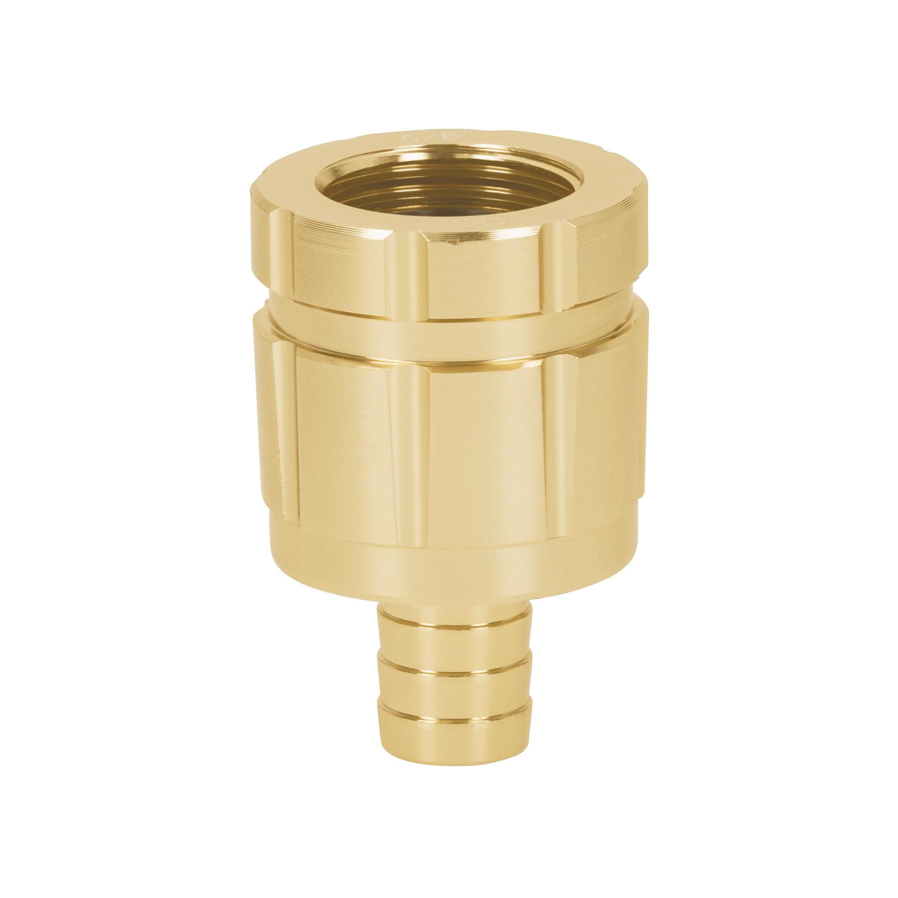 CONECTOR 5/8' HEMBRA ROBUSTO DE ALUMINIO, TRUPER