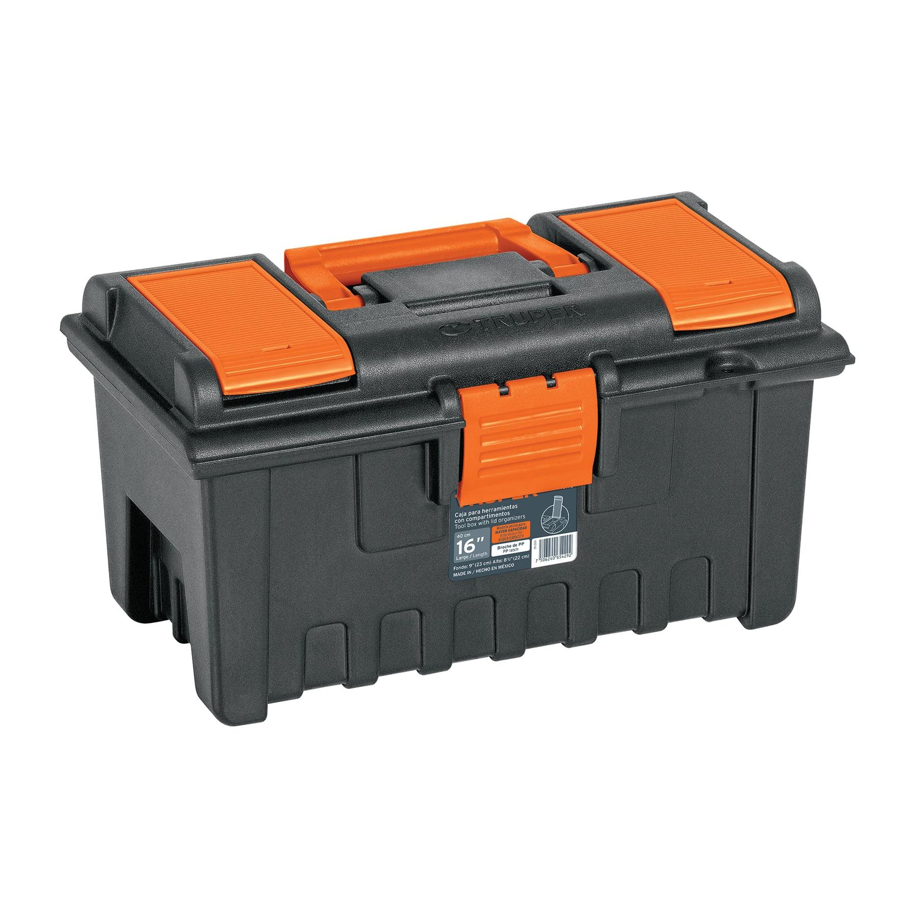 "CAJA PARA HERRAMIENTA DE 16"" CON COMPARTIMENTOS, TRUPER"