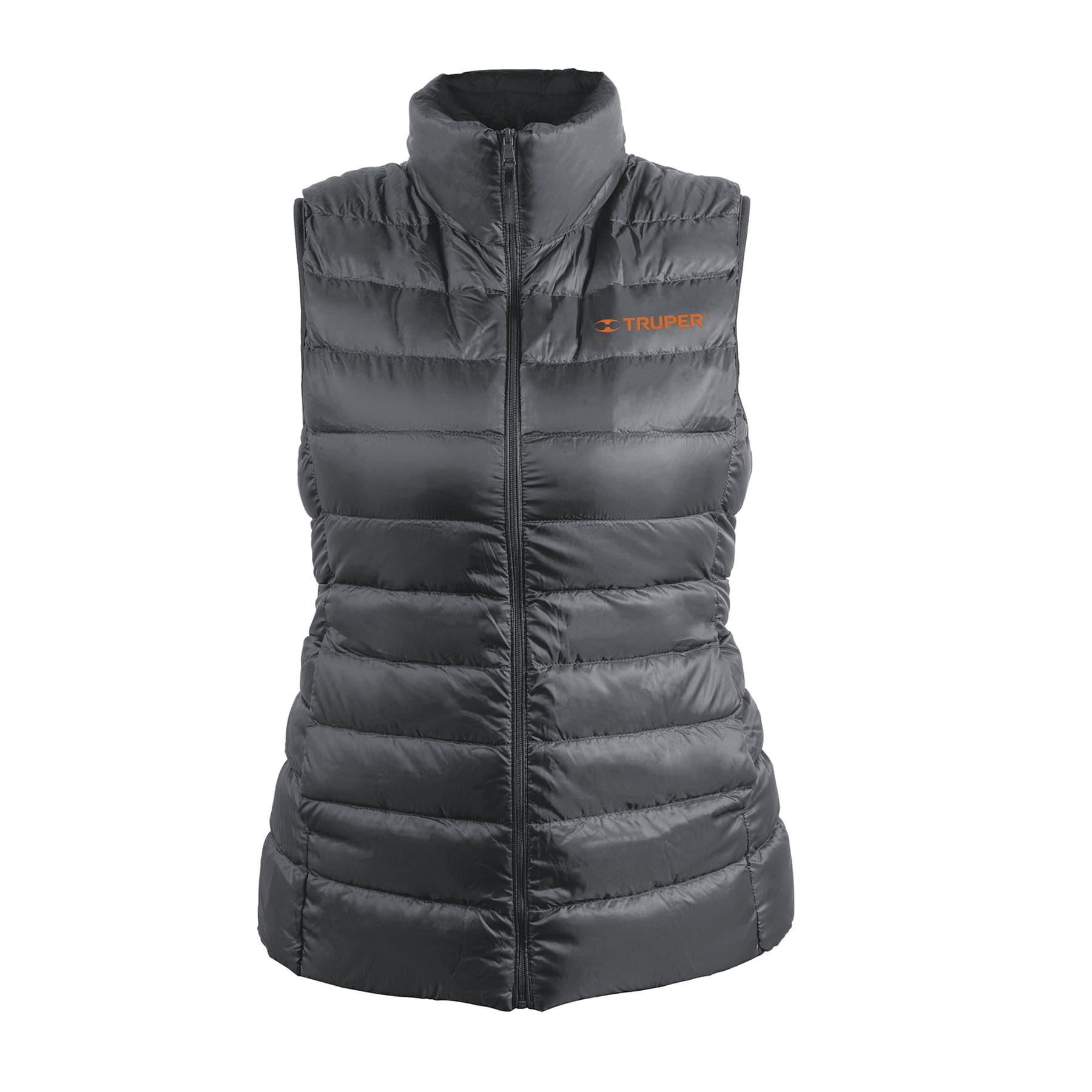 CHALECO DE PLUMAS LIGERO PARA MUJER, GRIS, G, TRUPER