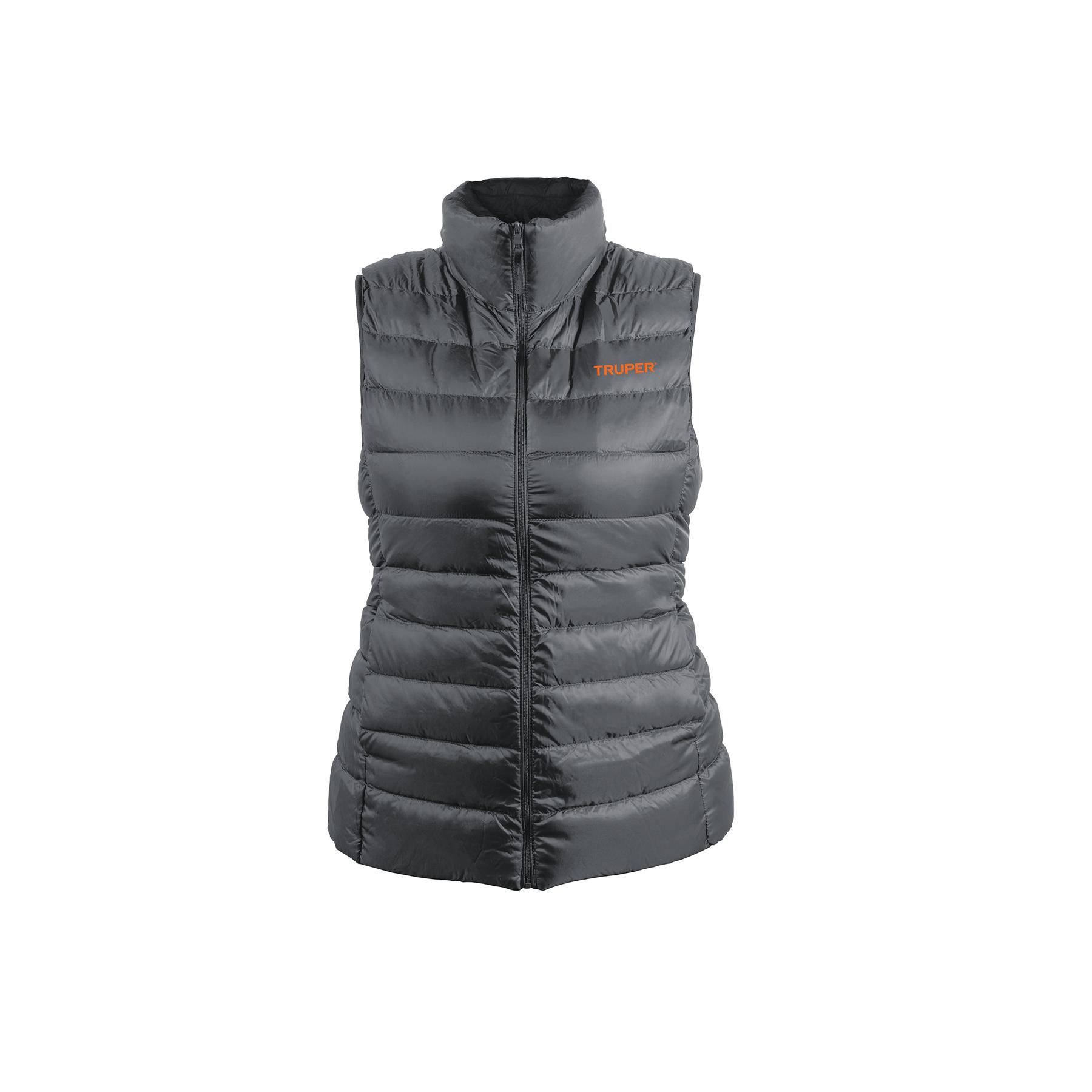 CHALECO DE PLUMAS LIGERO PARA MUJER, GRIS, M, TRUPER