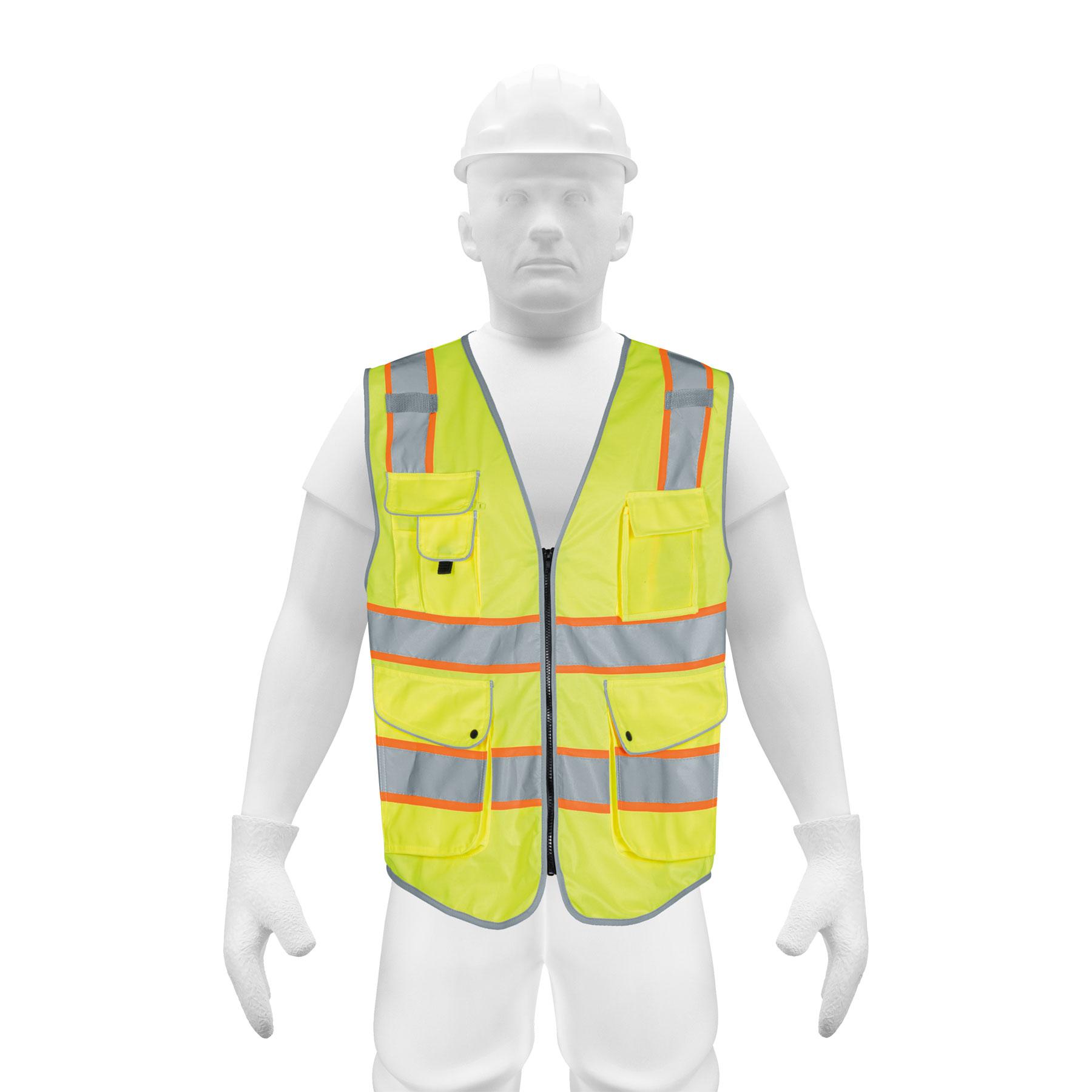 CHALECO DE SEGURIDAD DE ALTA VISIBILIDAD, VERDE, G, EXPERT
