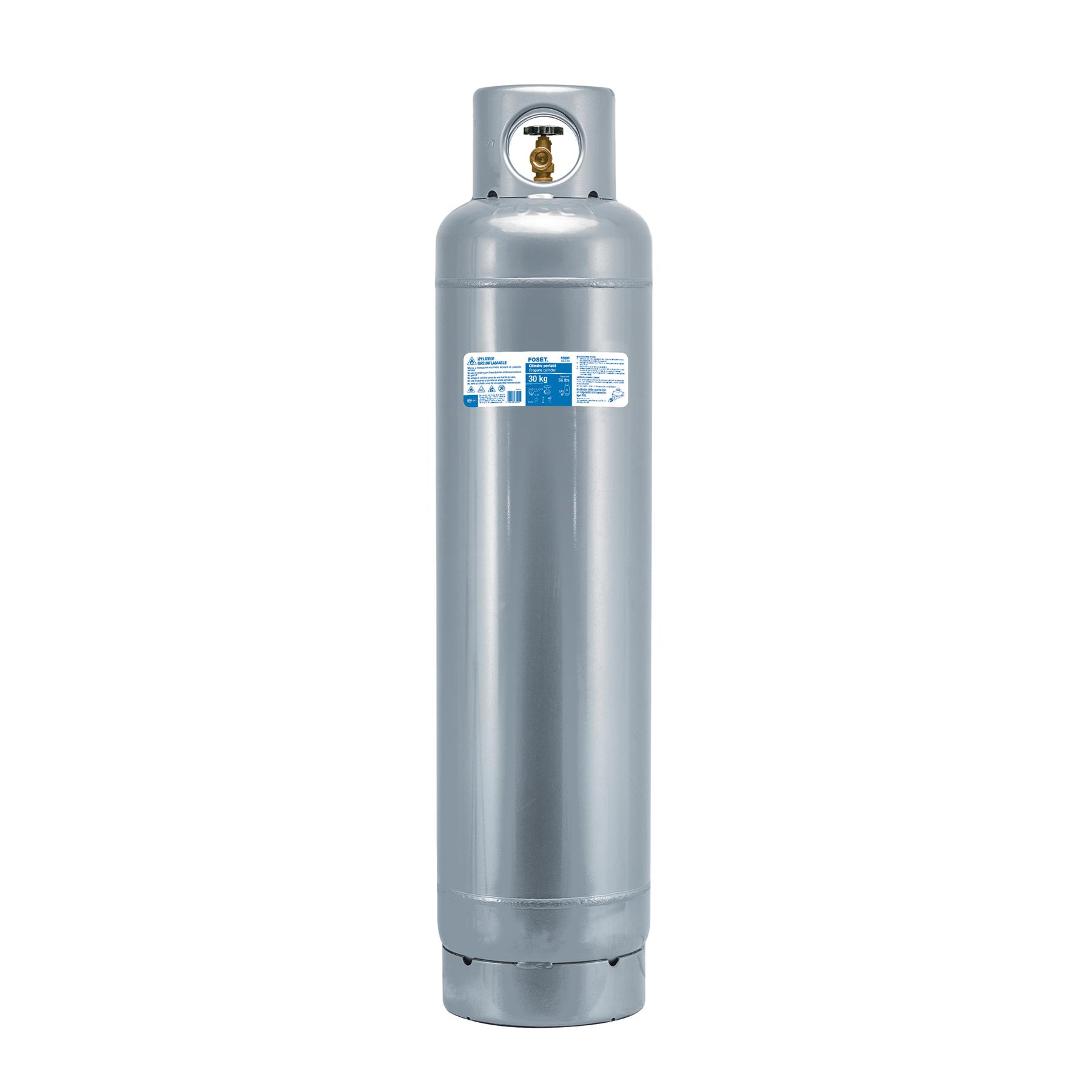 CILINDRO PORTÁTIL PARA GAS LP, 30KG, 16.82 KG/CM2
