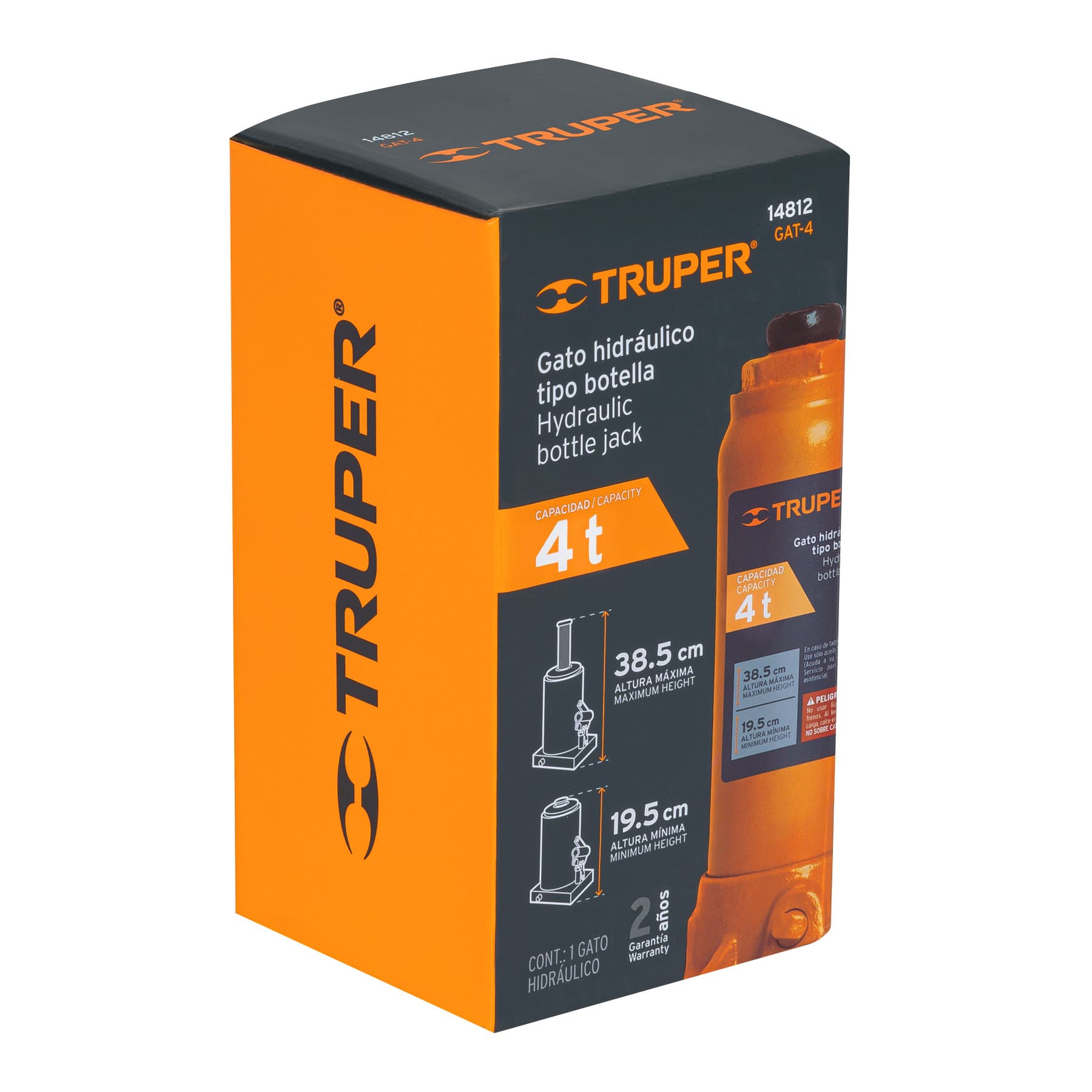CAJA DE EMPAQUE DE REPUESTO PARA GAT-4, TRUPER