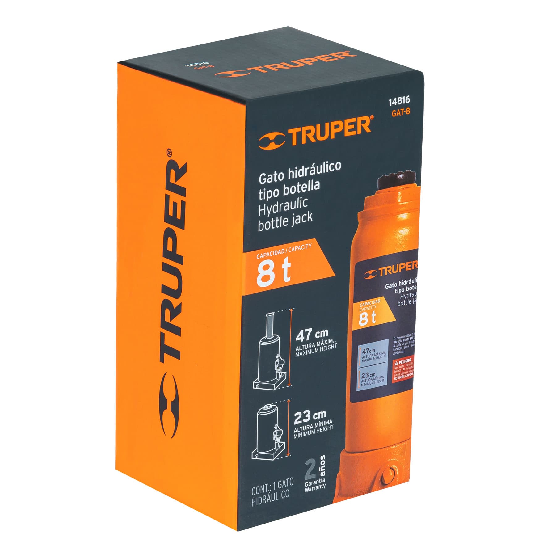 CAJA DE EMPAQUE DE REPUESTO PARA GAT-8, TRUPER