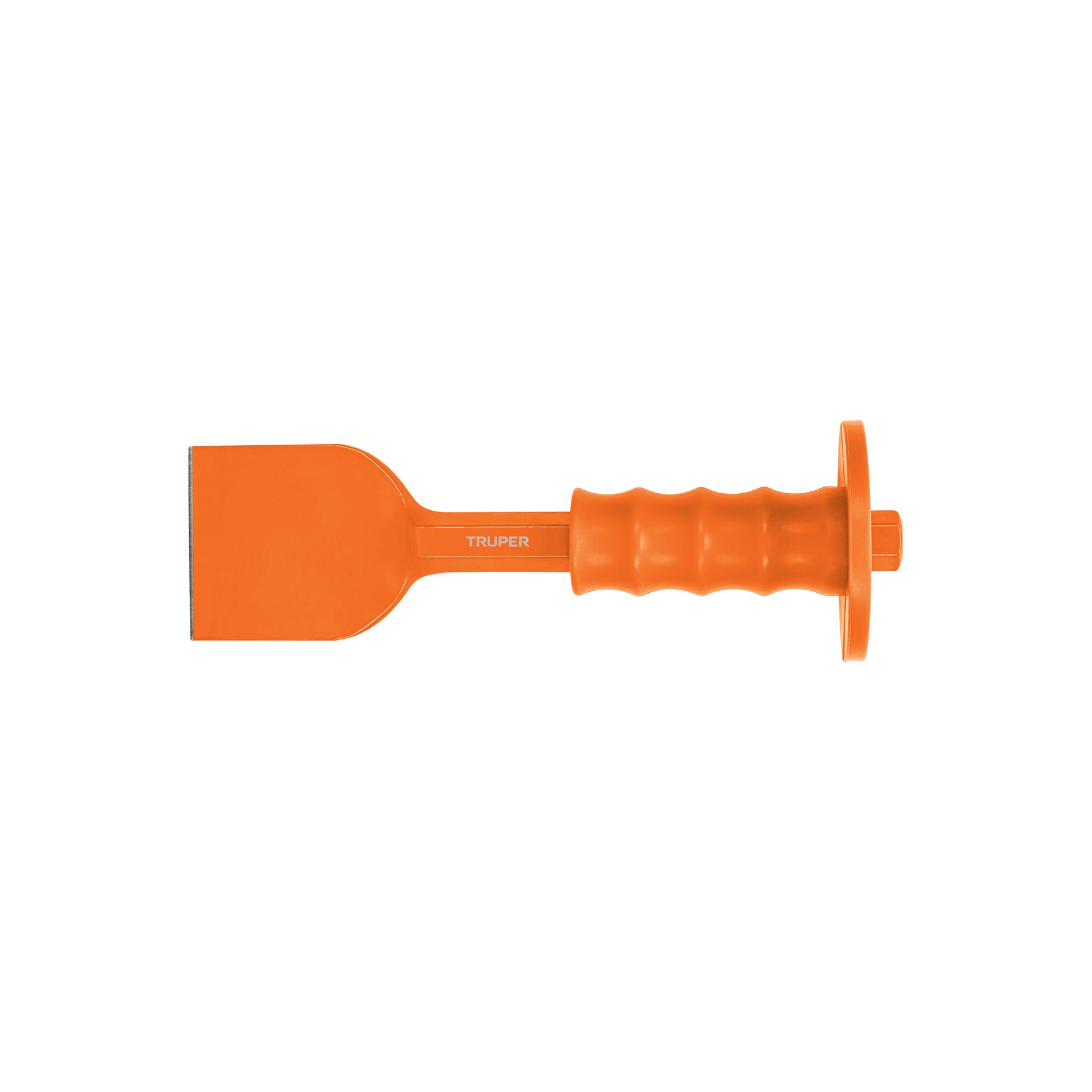 "CINCEL LADRILLERO 2-3/4 X 10"" CON GRIP, TRUPER"