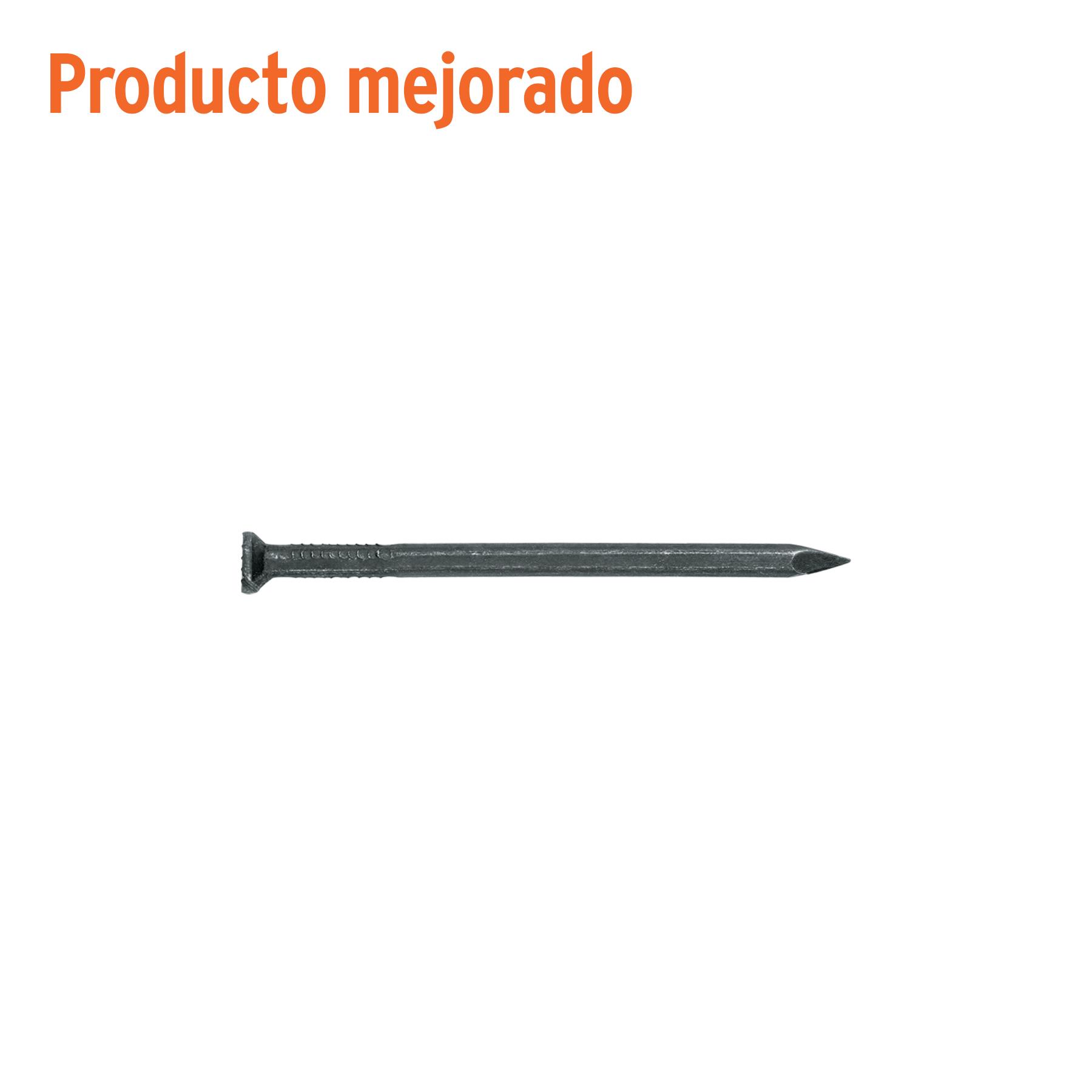 "BLÍSTER CON 15 CLAVOS NEGROS PARA CONCRETO 2-1/2"", FIERO"