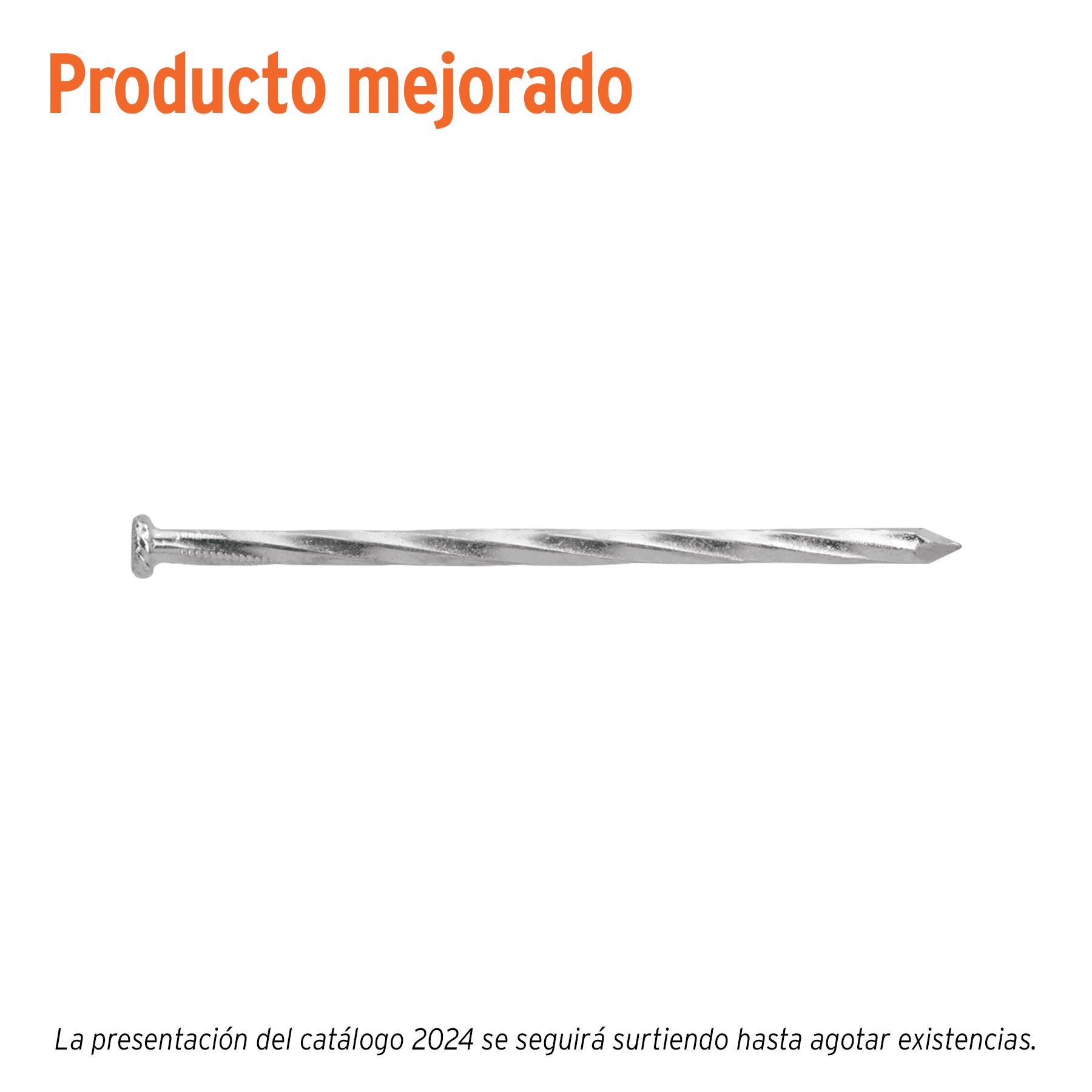 "KILO DE CLAVOS PARA CONCRETO 3-1/2""GALVANIZADO, CAJA DE25 KG"