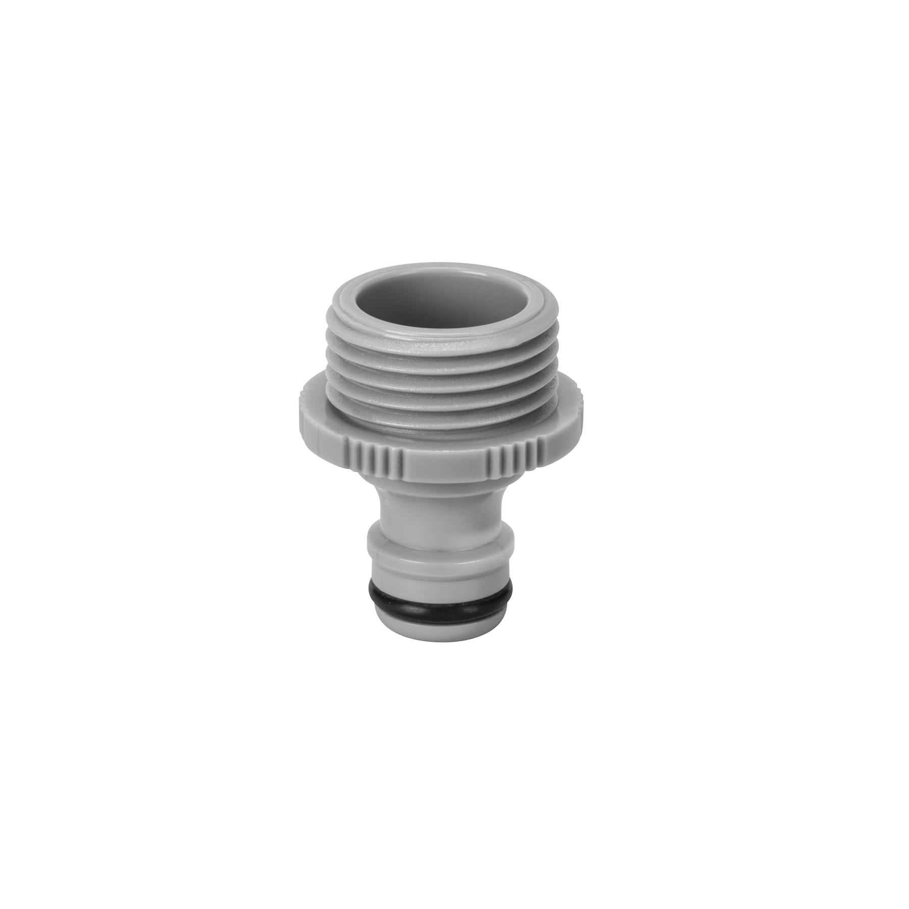 "CONECTOR 3/4"" RÁPIDO MACHO DE ABS, SISTEMA CLICK, TRUPER"
