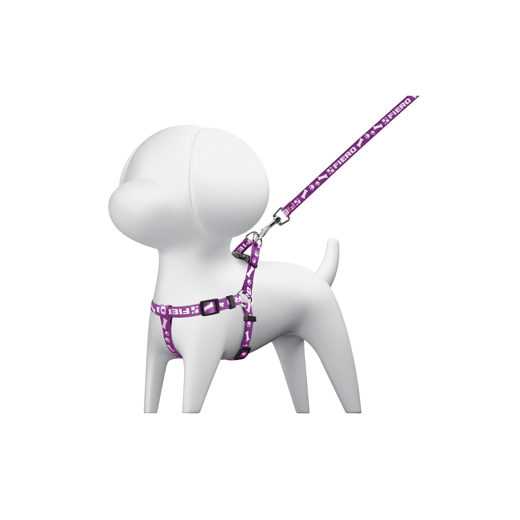 CORREA CON PECHERA PARA PERRO, 1 CM ANCHO, FIERO