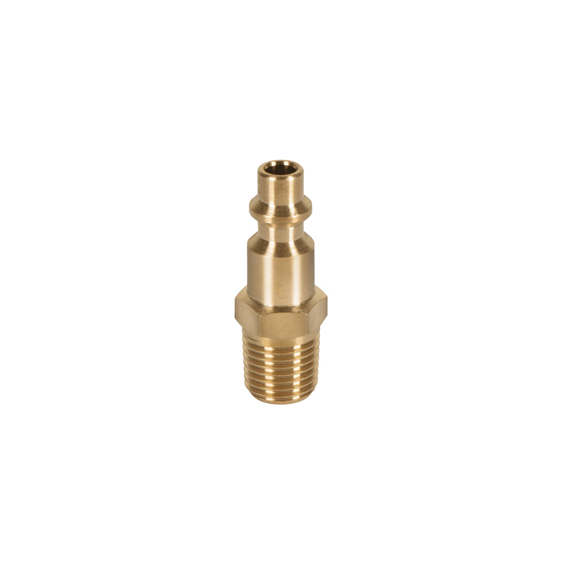 "CONECTOR RÁPIDO DE LATÓN, MACHO, CUERDA 1/4"" NPT, TRUPER"