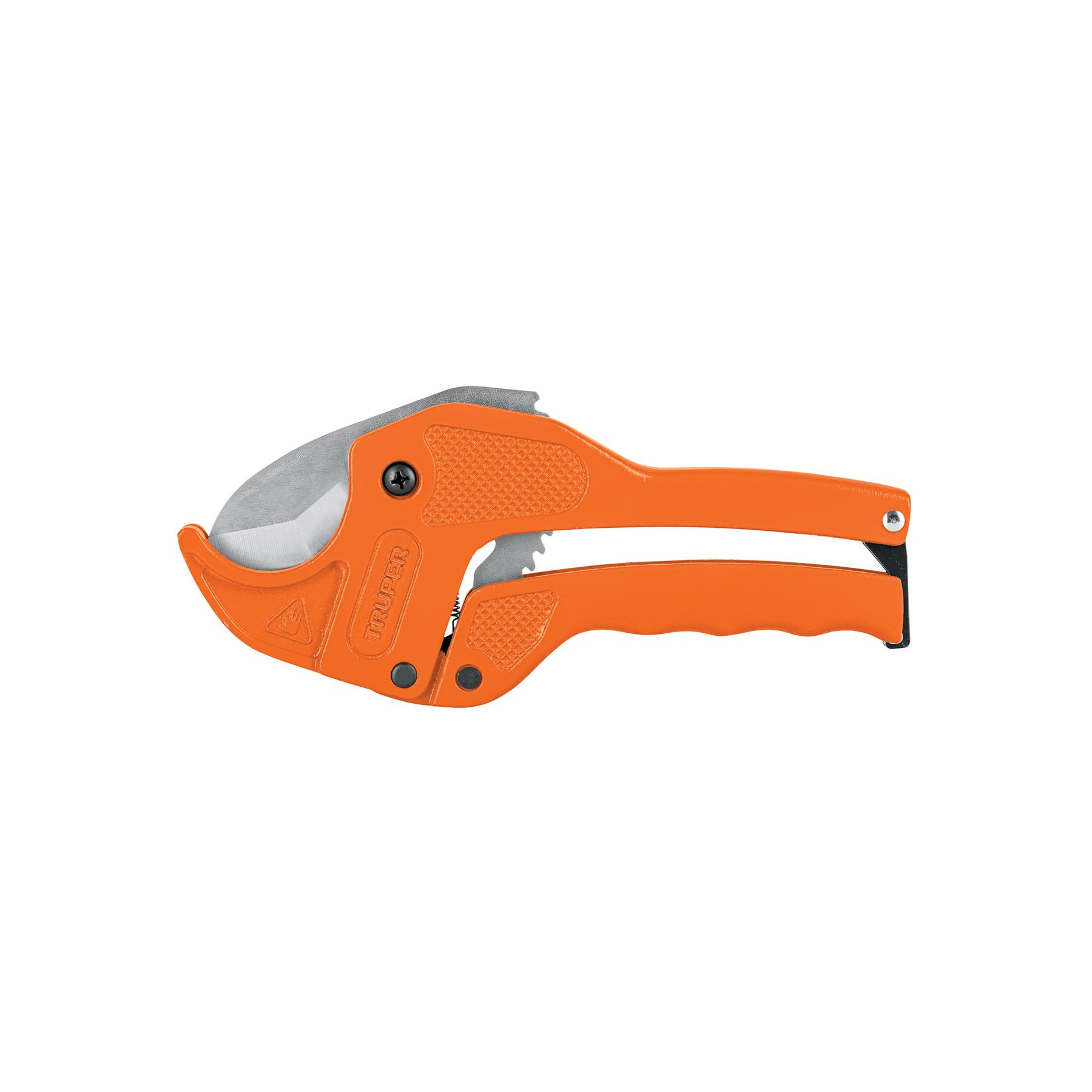 "CORTADOR DE TUBO DE PLÁSTICO, CAPACIDAD CORTE 1-5/8"", TRUPER"