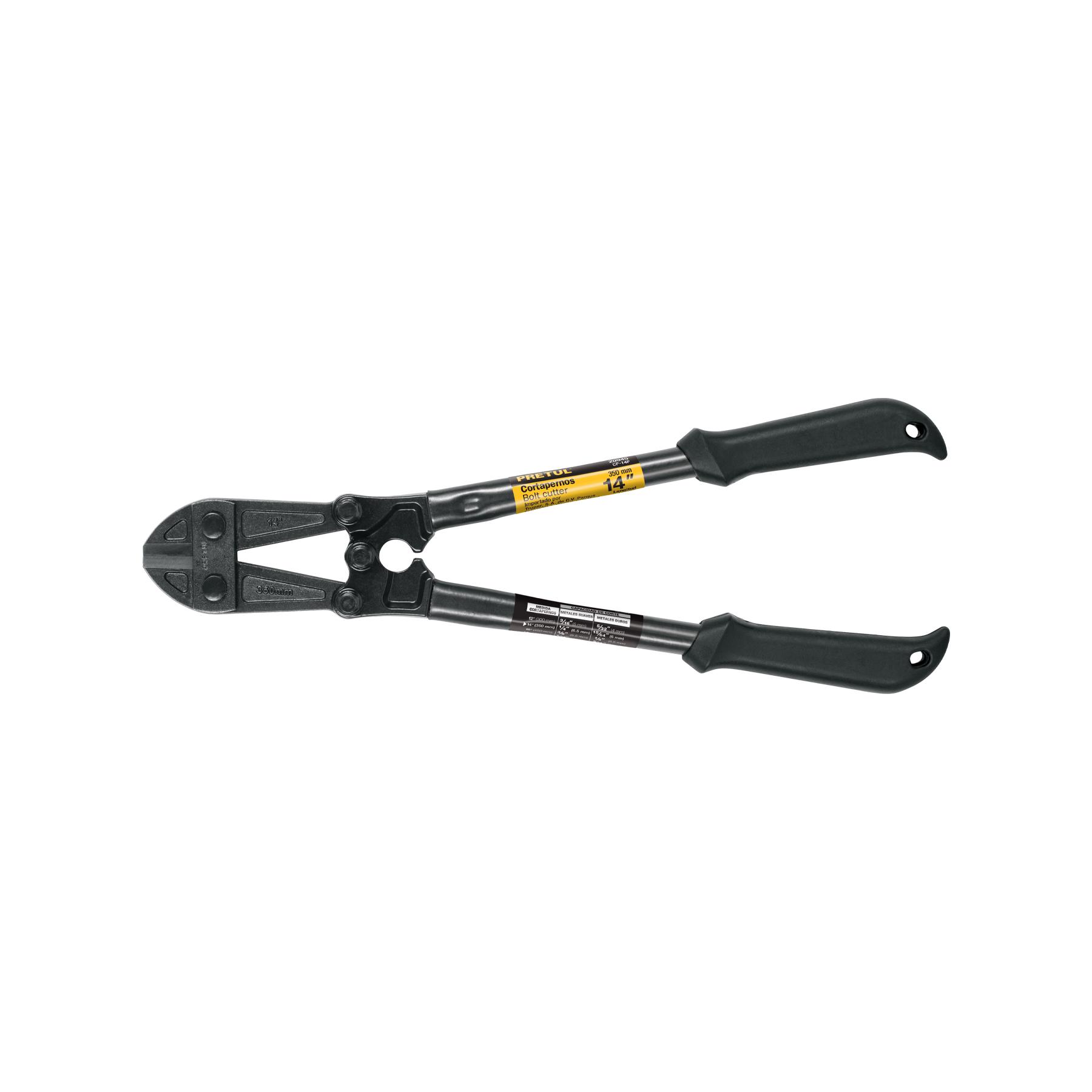 "CORTAPERNOS 14"", MANGO TUBULAR, PRETUL"