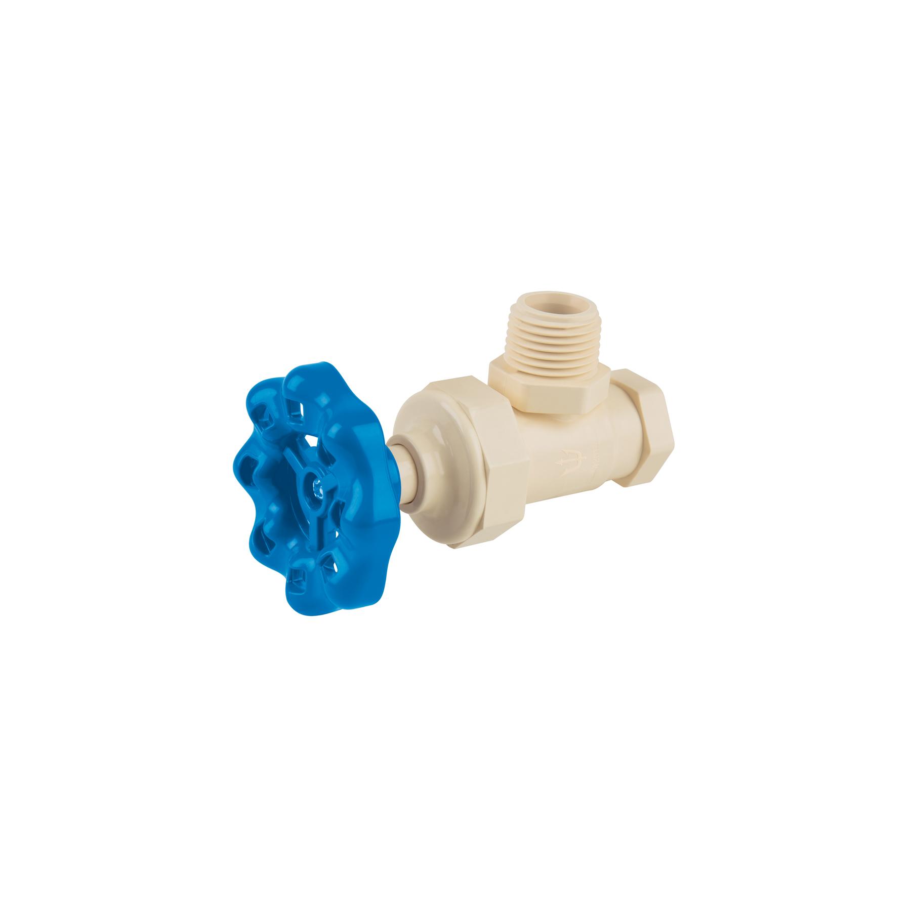 LLAVE ANGULAR DE CPVC 1/2' MANERAL VOLANTE, FOSET