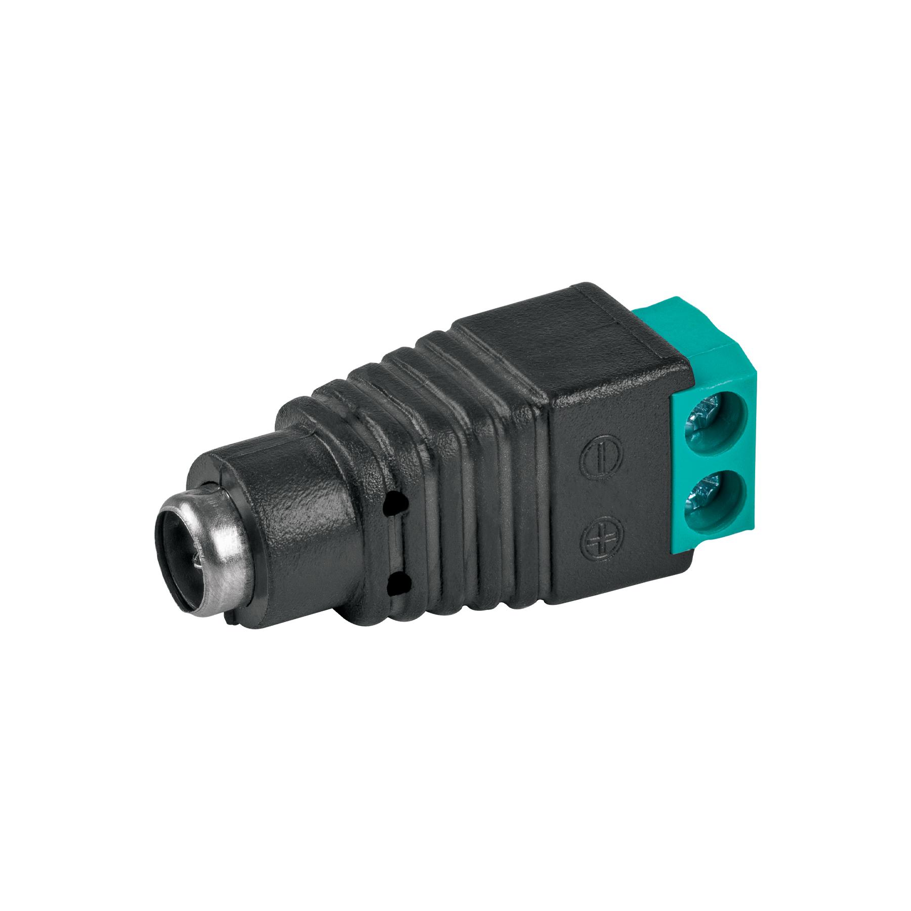 CONECTOR DE ENERGÍA PARA CCTV TIPO HEMBRA