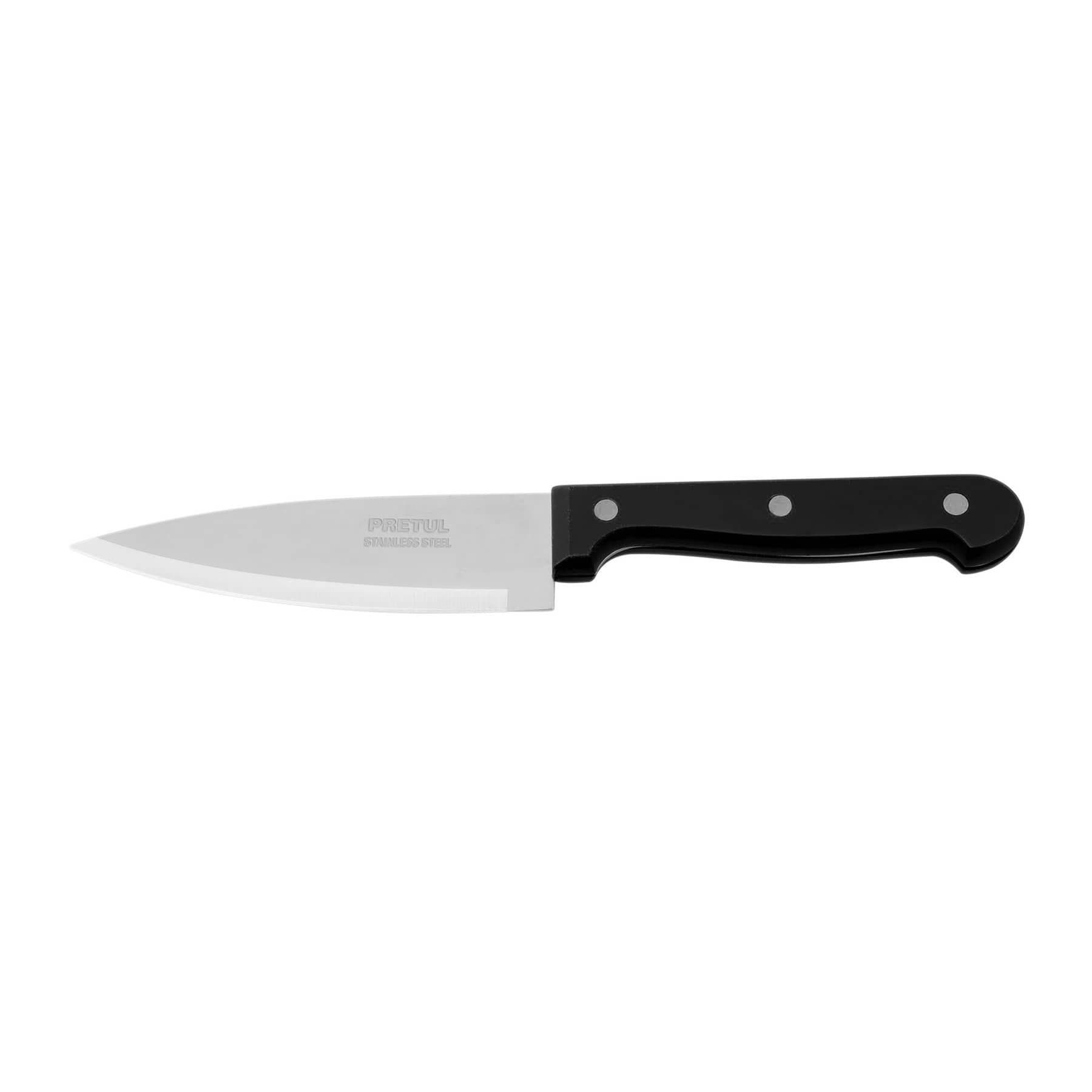 "CUCHILLO DE CHEF 5"" MANGO DE POLIPROPILENO, PRETUL"