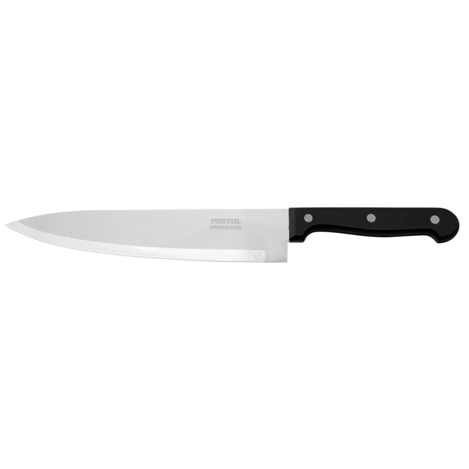 "CUCHILLO DE CHEF 8"" MANGO DE POLIPROPILENO, PRETUL"