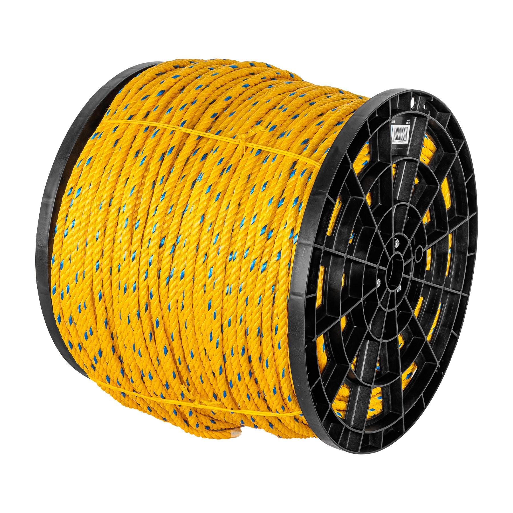 KILO DE CUERDA AMARILLA DE POLIPROPILENO 10MM, CARRETE 20KG