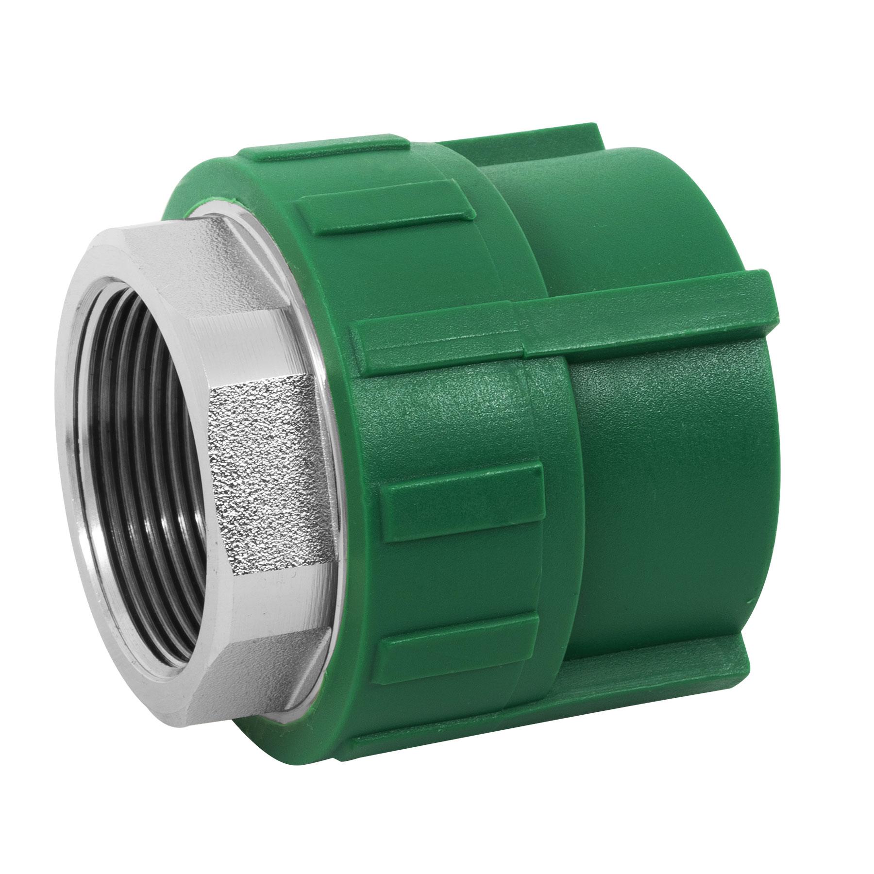 "CONECTOR HEMBRA DE LATÓN / PPR, 1-1/2"""