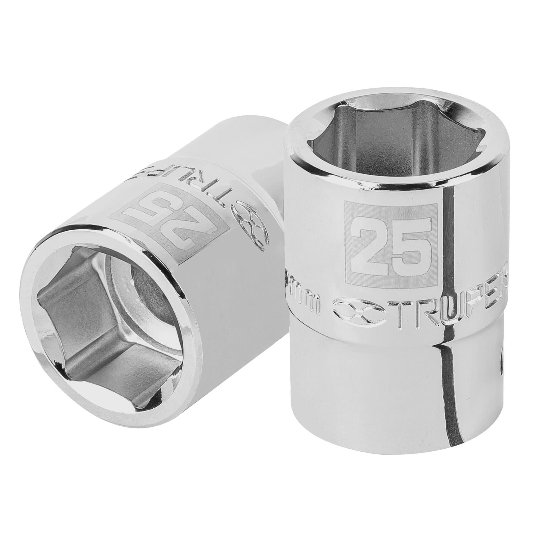 "DADO DE 25 MM, 6 PUNTAS, CUADRO 3/4"", TRUPER"
