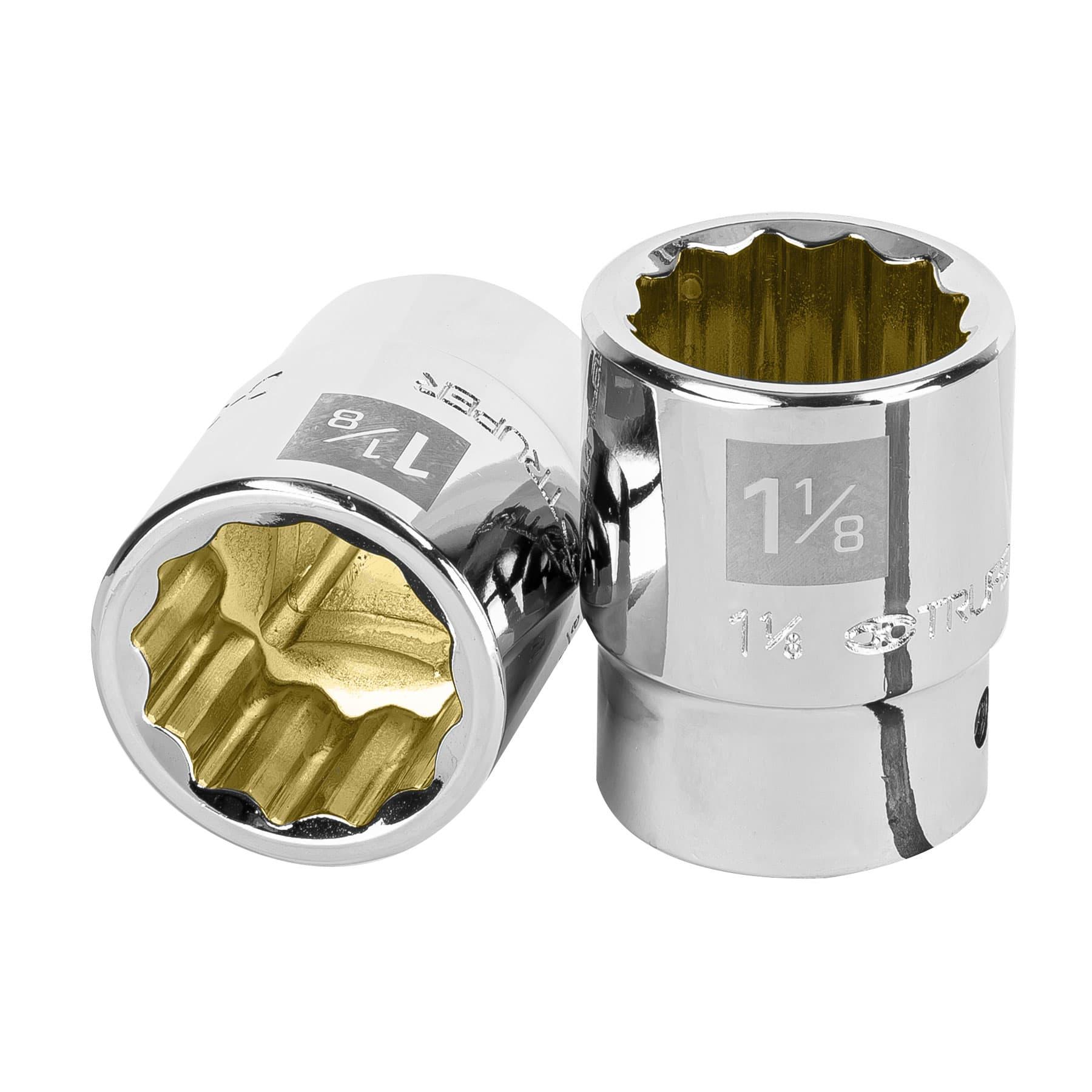 "DADO DE 1-1/8"", 12 PUNTAS, CUADRO 3/4"", TRUPER"