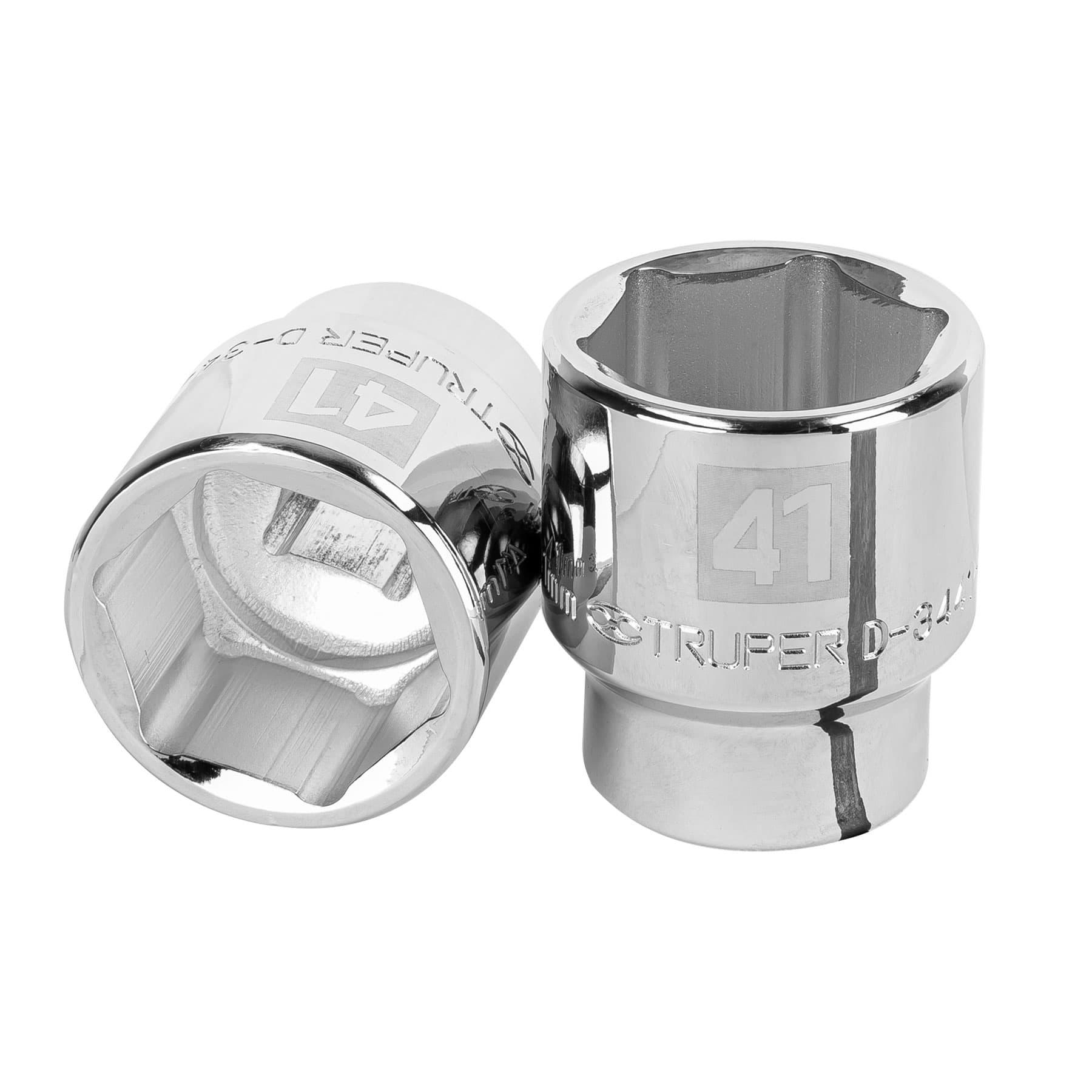 "DADO DE 41 MM, 6 PUNTAS, CUADRO 3/4"", TRUPER"