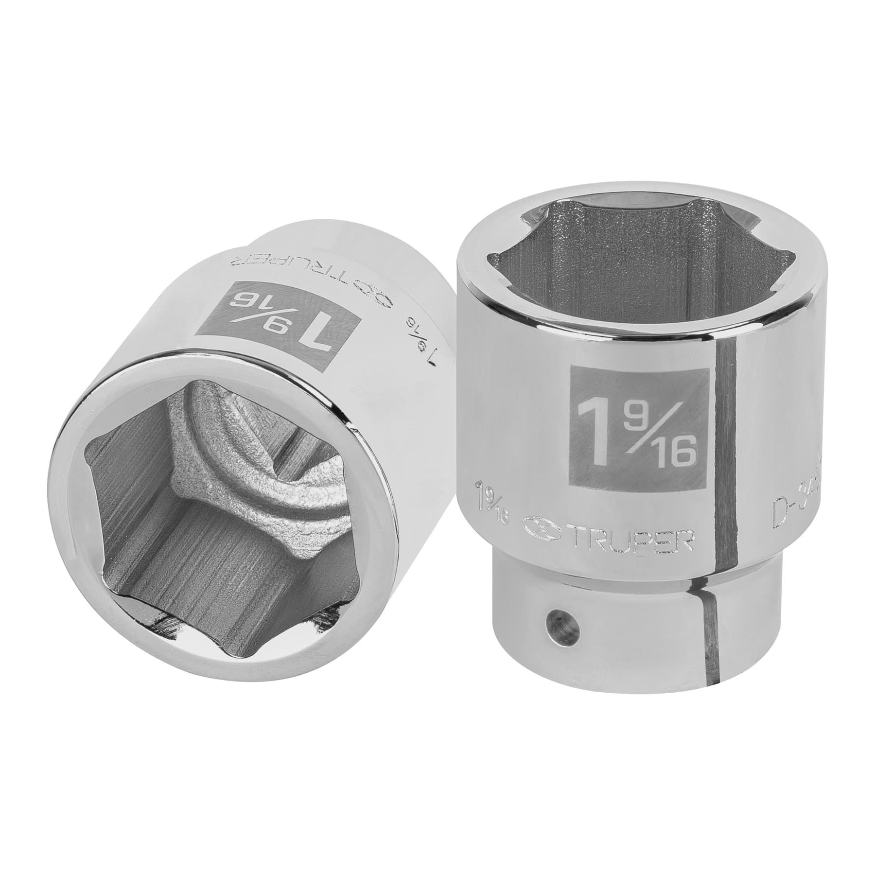 "DADO DE 1-9/16"", 6 PUNTAS, CUADRO 3/4"", TRUPER"