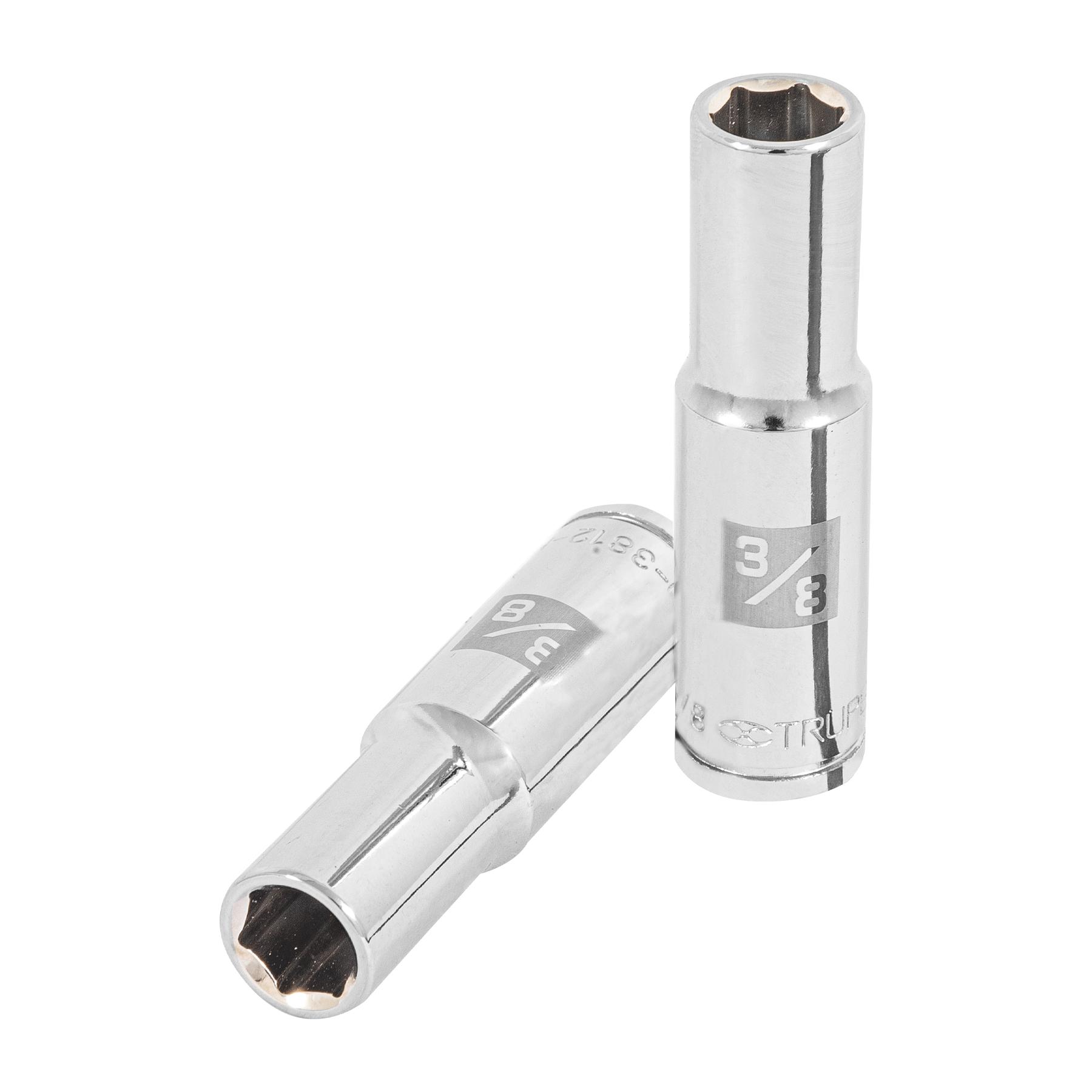"DADO LARGO DE 3/8"", 6 PUNTAS, CUADRO 3/8"", TRUPER"