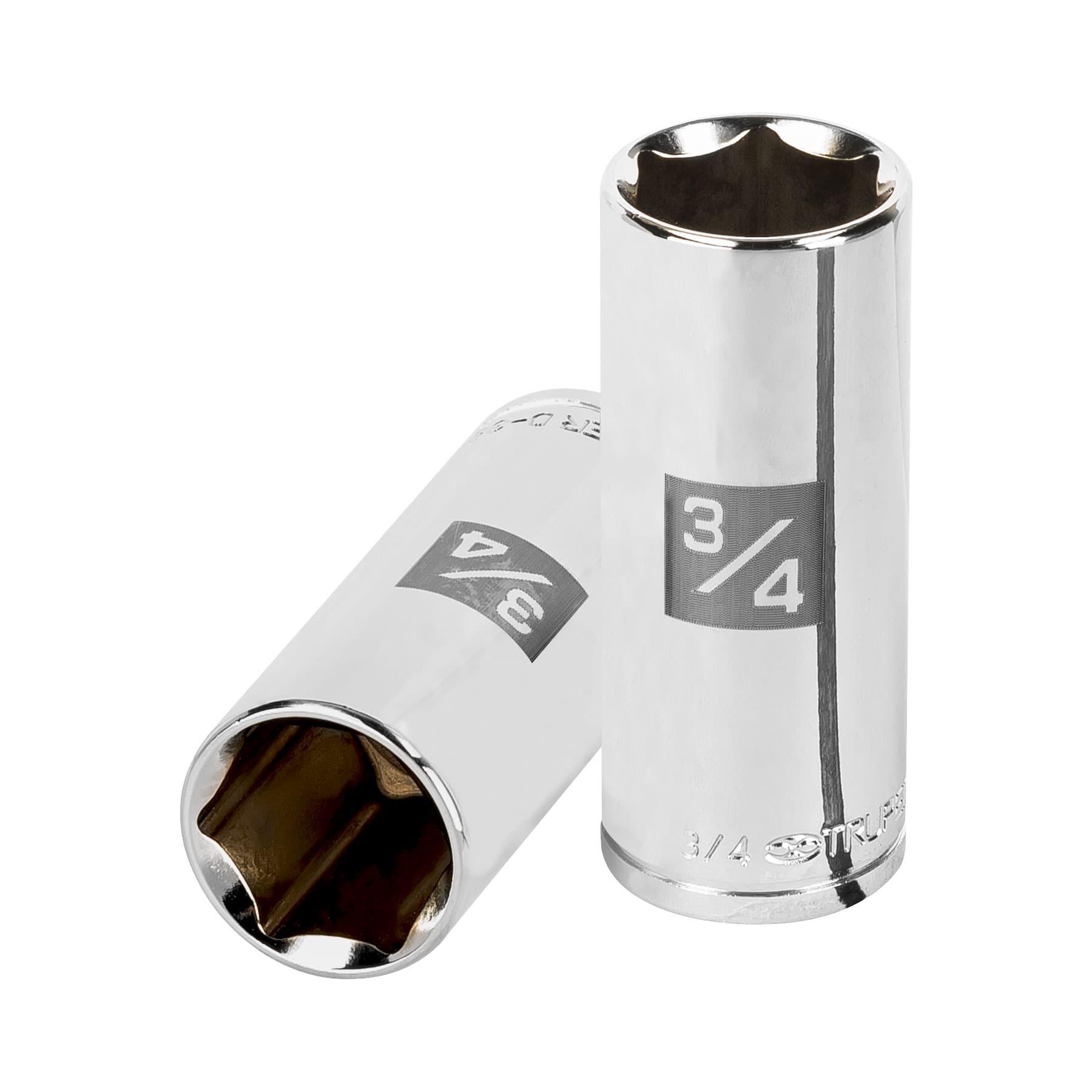 "DADO LARGO DE 3/4"", 6 PUNTAS, CUADRO 3/8"", TRUPER"