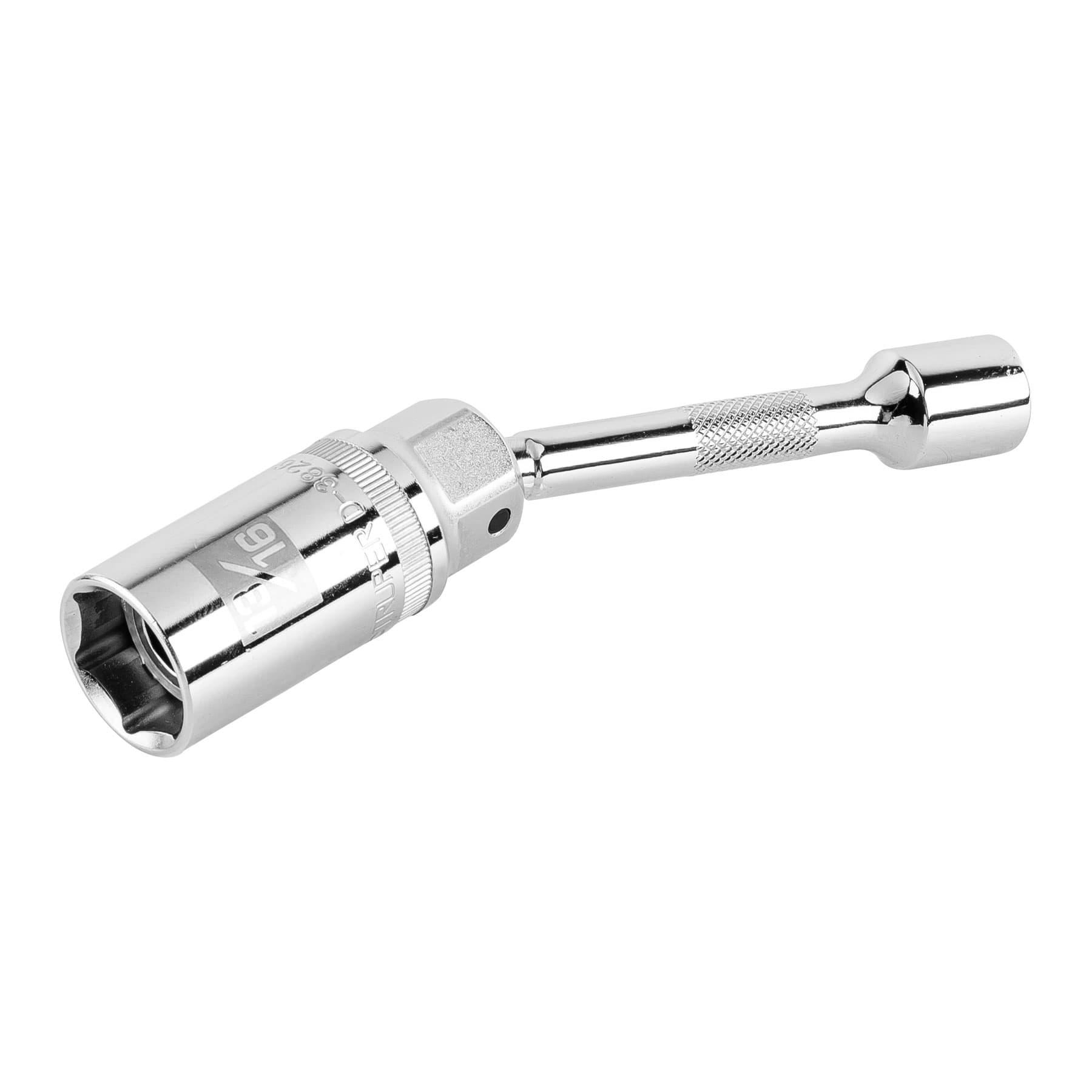 "DADO P/BUJÍAS CUADRO 3/8"" ARTICULADO 13/16"", EXTENSIÓN 6"""