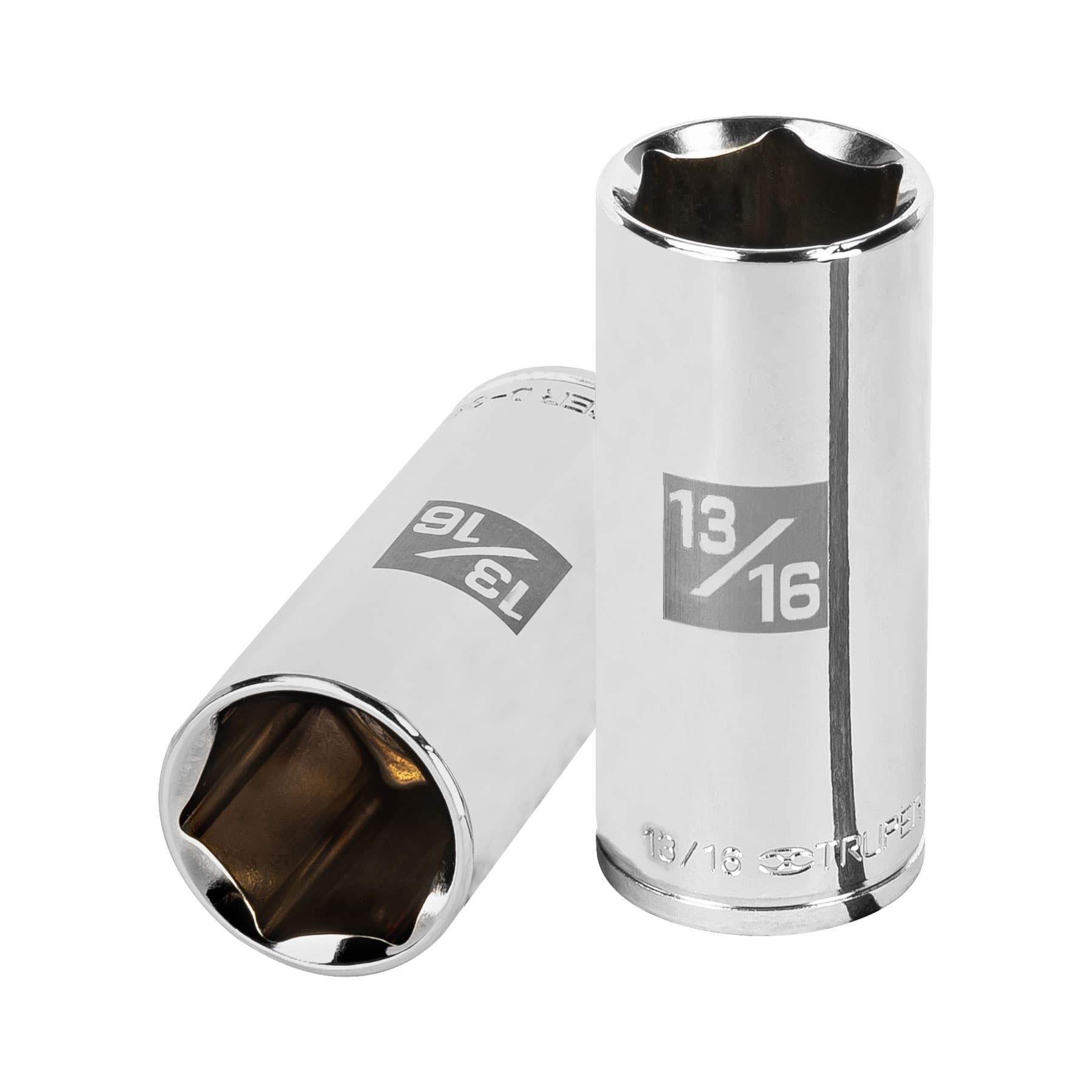 "DADO LARGO DE 13/16"", 6 PUNTAS, CUADRO 3/8"", TRUPER"