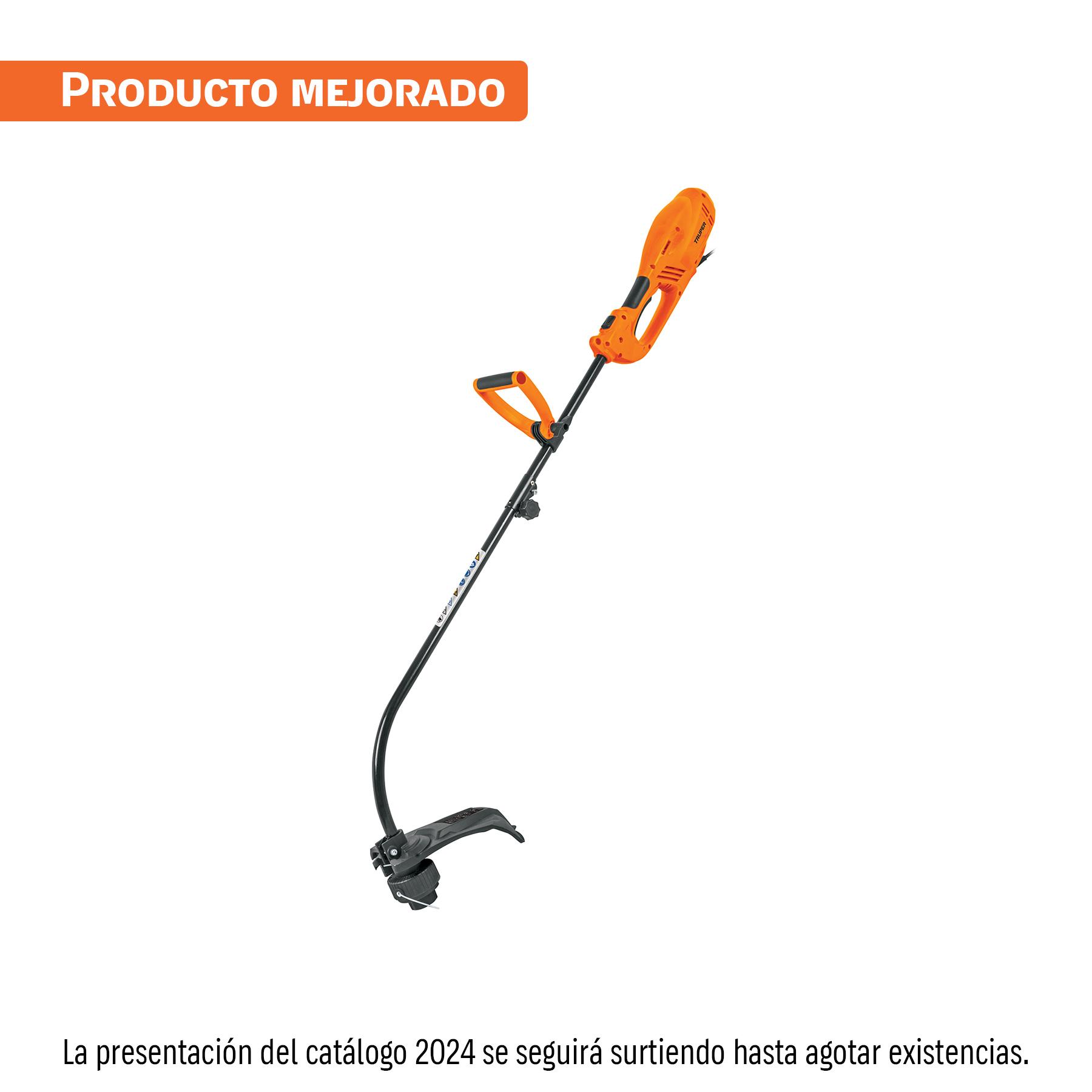 "DESBROZADORA ELÉCTRICA 1000 W MANGO ""D"", 14"" CORTE, TRUPER"