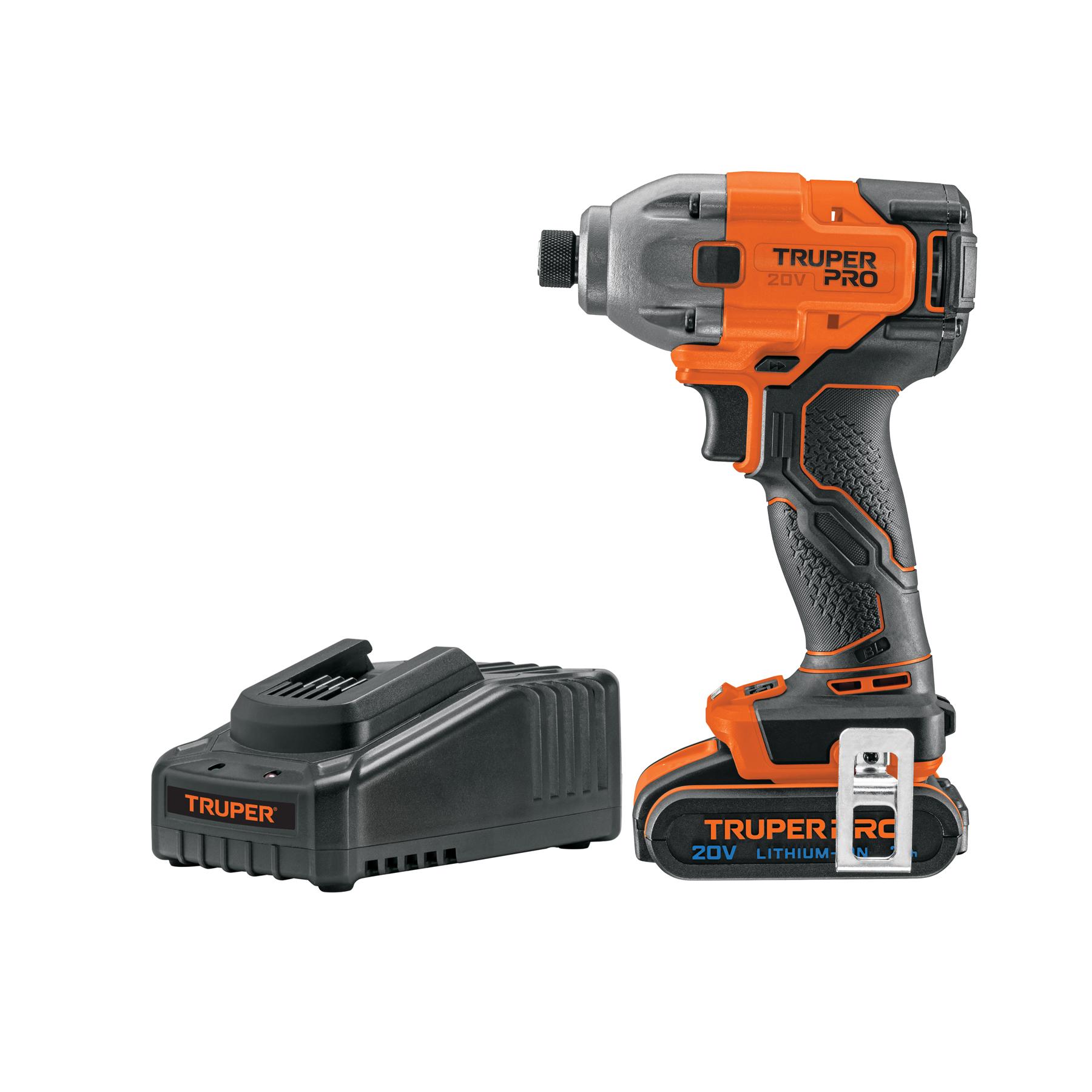 "DESTORNILLADOR DE IMPACTO 1/4"", 20V, 1 BATERÍA 2AH, PRO"