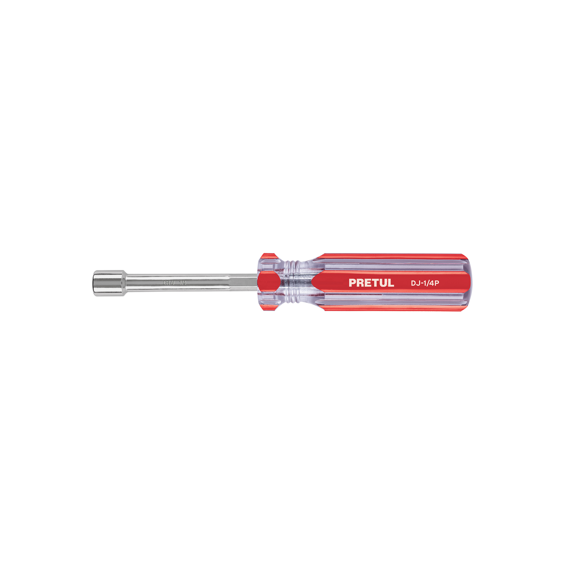 DESARMADOR DE CAJA 1/4' MANGO DE PVC, PRETUL