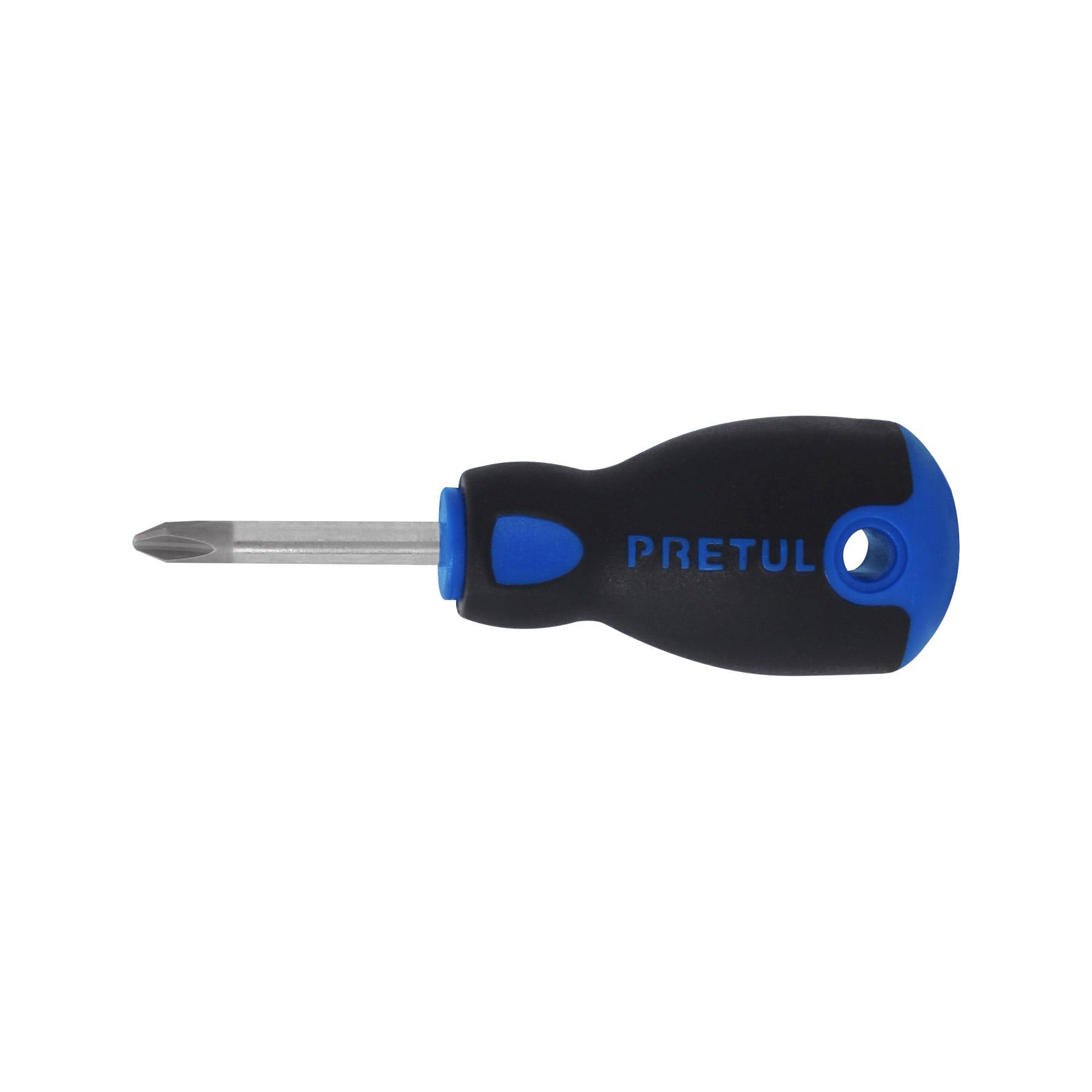 "DESARMADOR DE CRUZ 1/4"" X 1-1/2"" MANGO COMFORT GRIP, PRETUL"