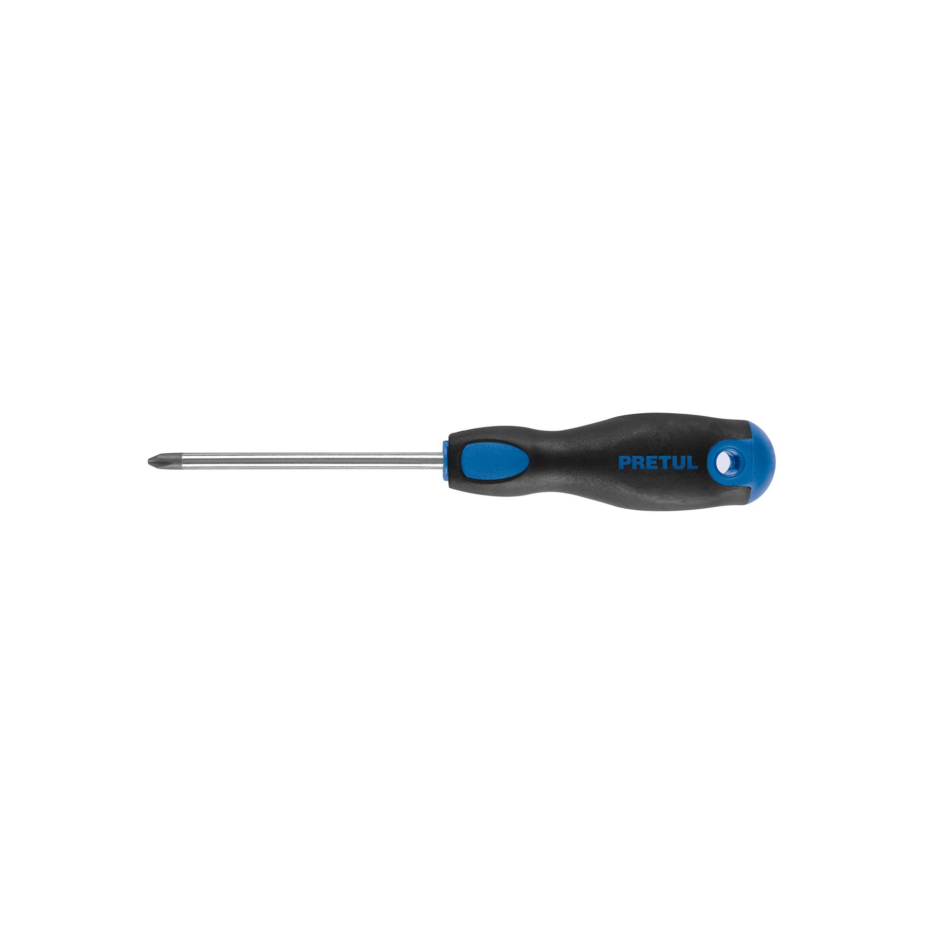 "DESARMADOR DE CRUZ 1/4"" X 4"" MANGO COMFORT GRIP, PRETUL"