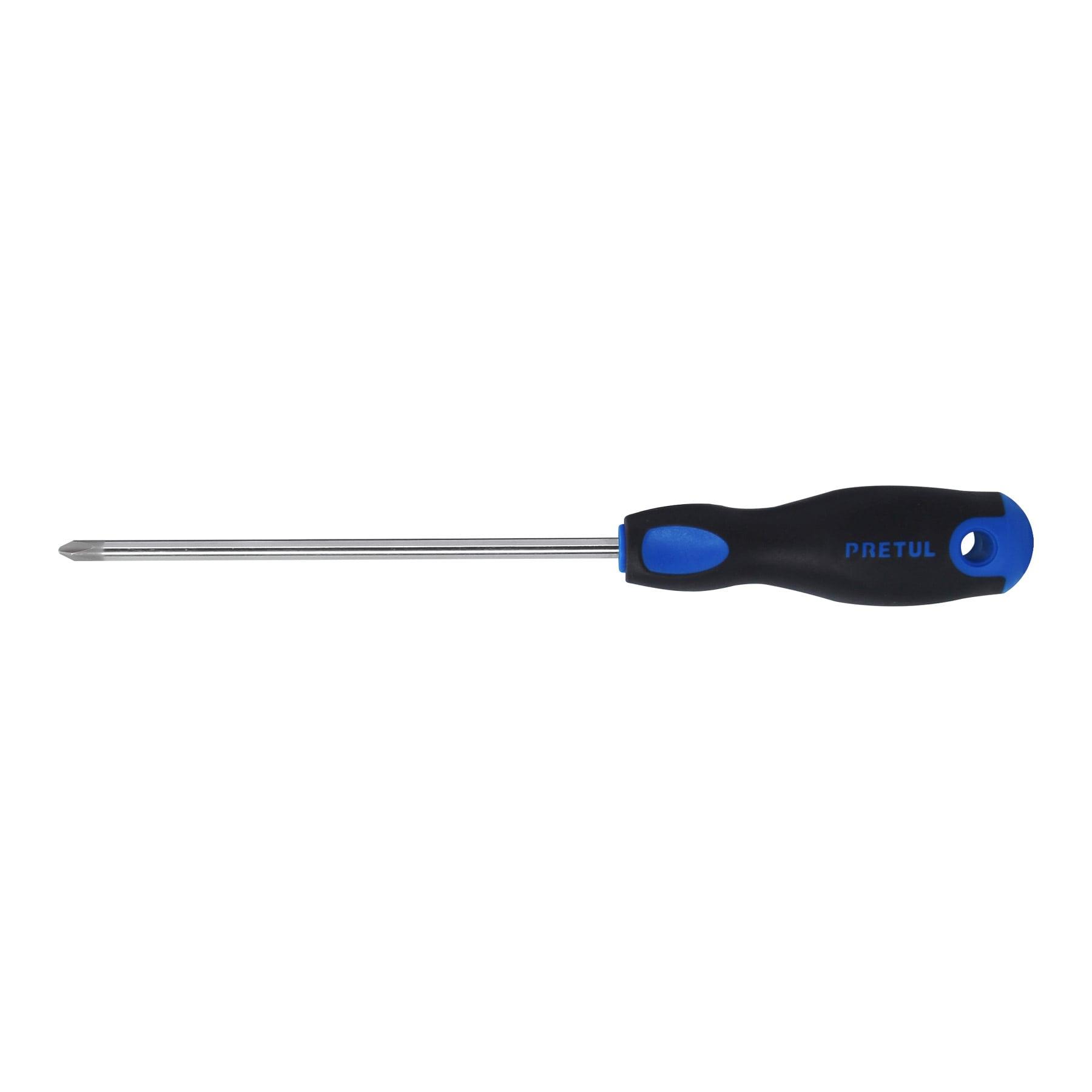 "DESARMADOR DE CRUZ 1/4"" X 6"" MANGO COMFORT GRIP, PRETUL"