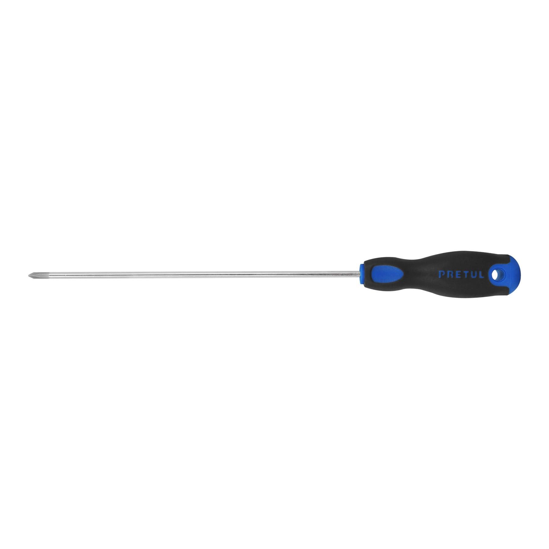 "DESARMADOR DE CRUZ 1/8"" X 4"" MANGO COMFORT GRIP, PRETUL"
