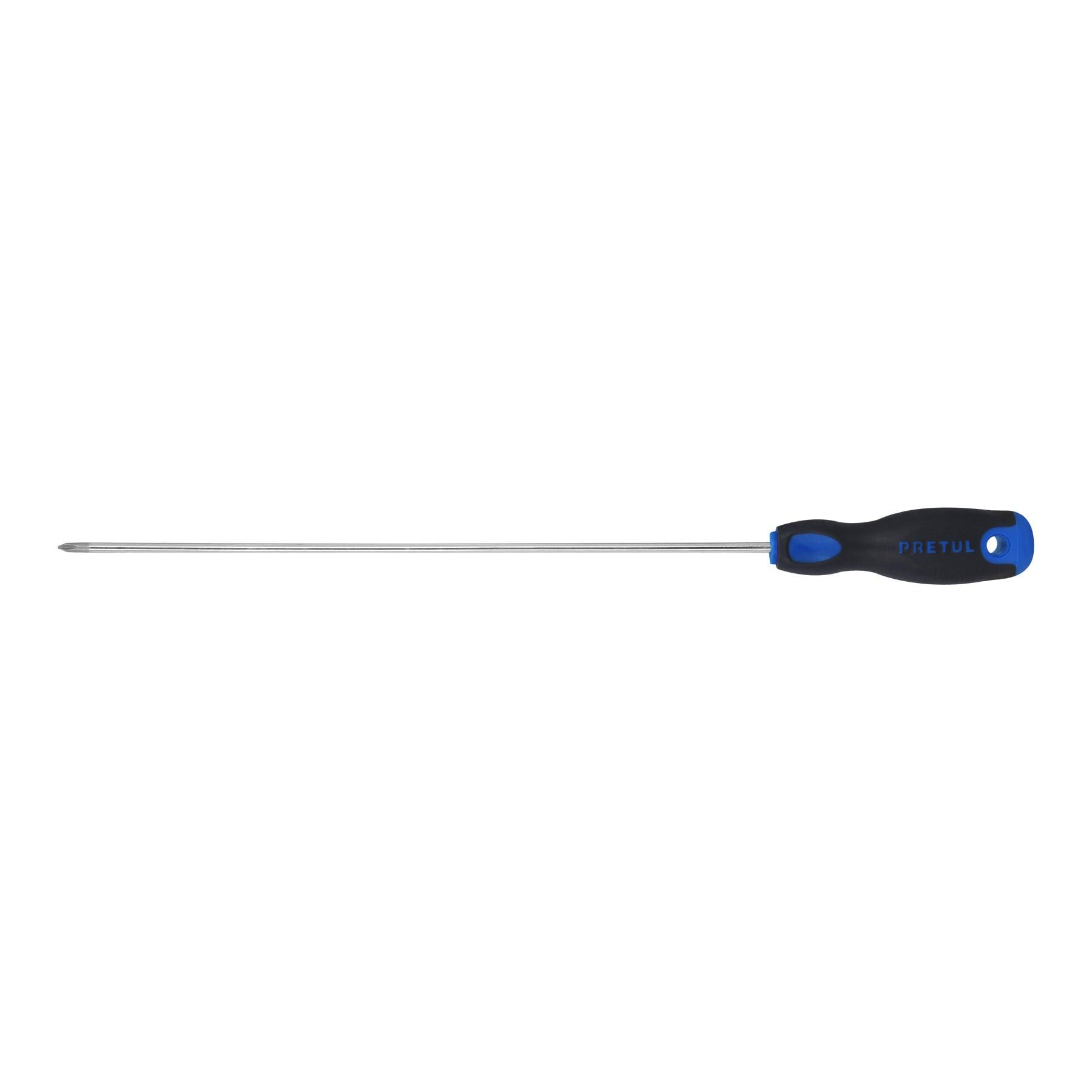 "DESARMADOR DE CRUZ 1/8"" X 8"" MANGO COMFORT GRIP, PRETUL"