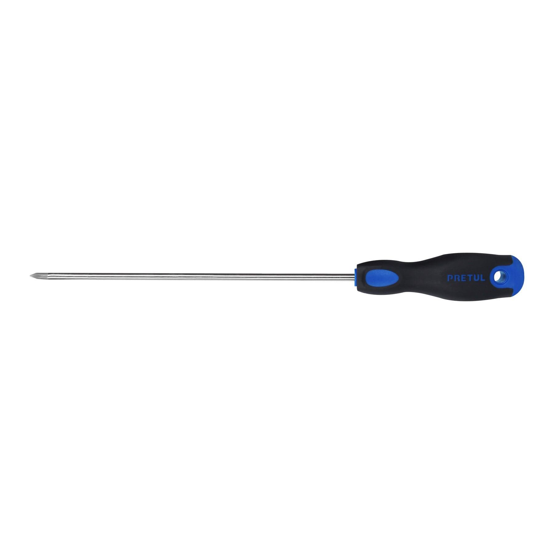 "DESARMADOR DE CRUZ 3/16"" X 8"" MANGO COMFORT GRIP, PRETUL"