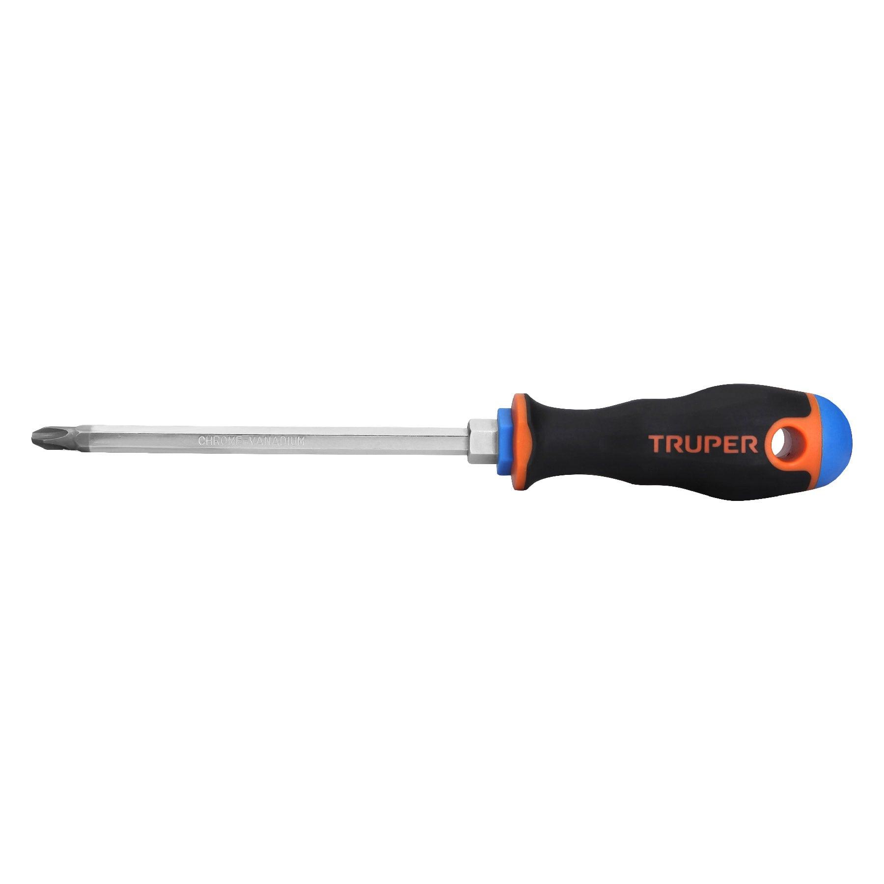 "DESARMADOR DE CRUZ 5/16"" X 6"" MANGO COMFORT GRIP, TRUPER"