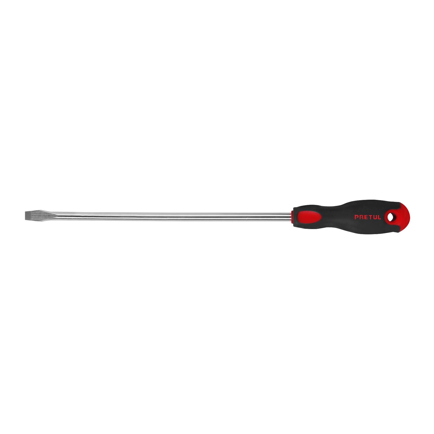 "DESARMADOR PLANO 3/8"" X 12"" MANGO COMFORT GRIP, PRETUL"