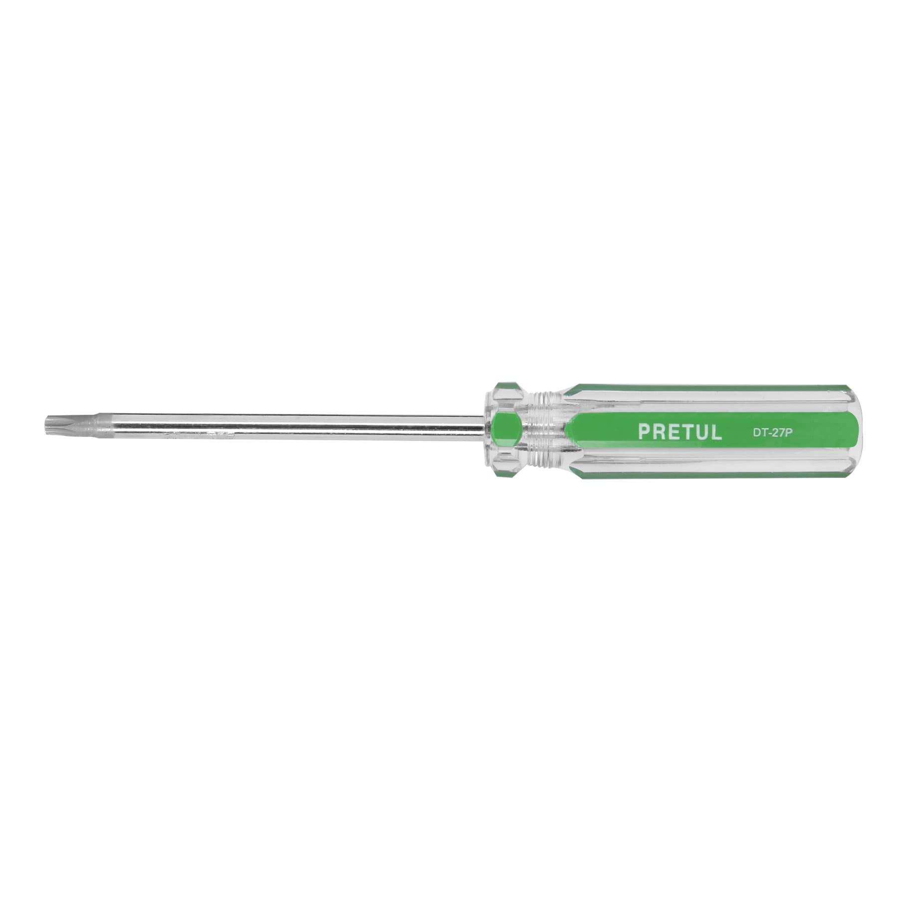 DESARMADOR PUNTA TORX T 27 MANGO DE PVC, PRETUL