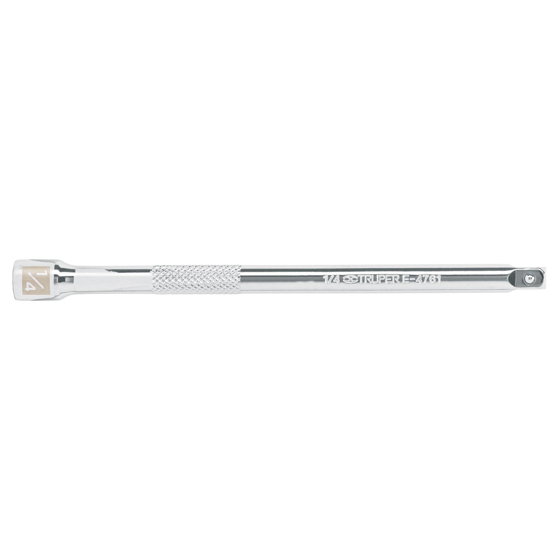 "EXTENSIÓN DE 6"" PARA MATRACA, CUADRO 1/4"", TRUPER"