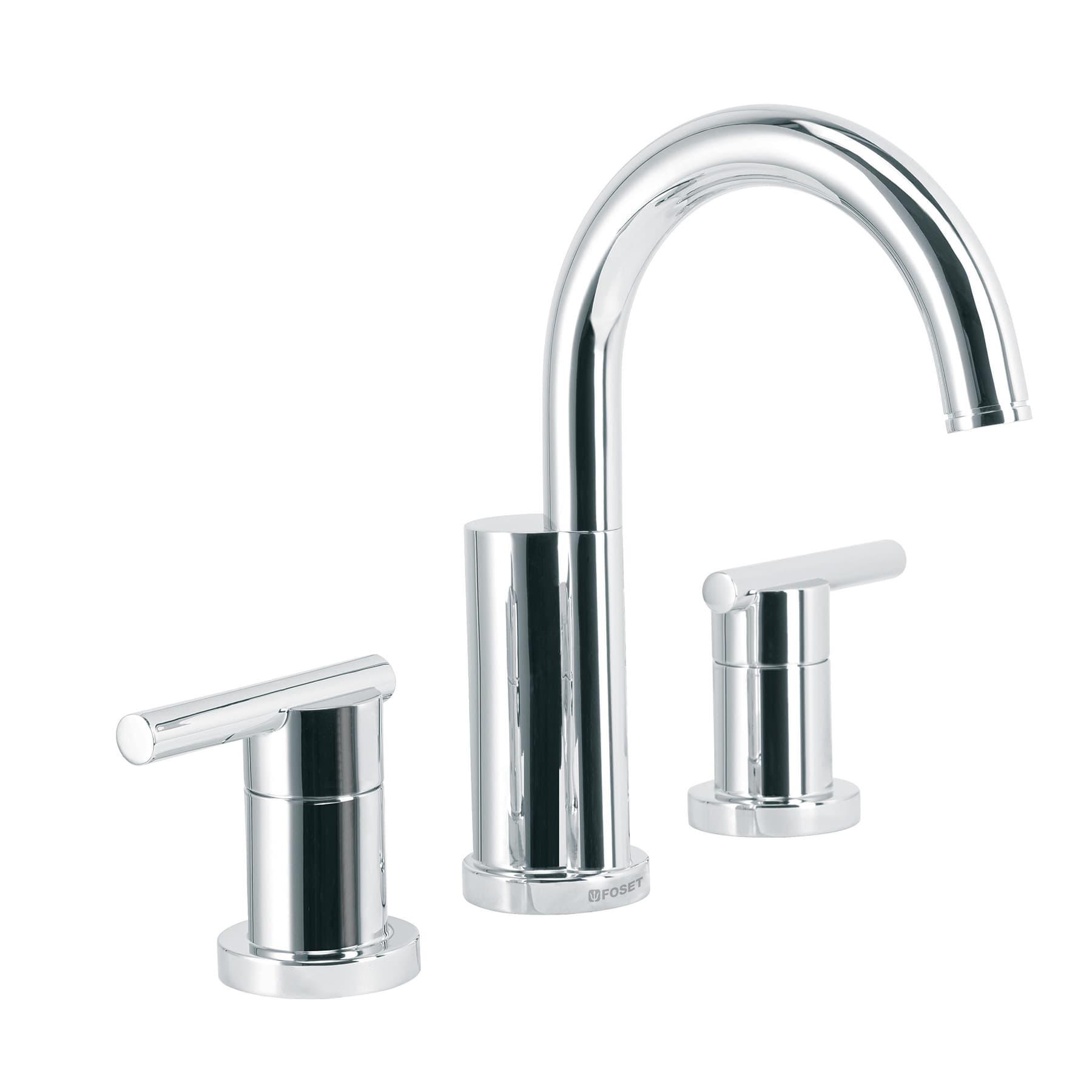 MEZCLADORA CROMO PARA LAVABO CON TALADROS SEPARADOS, ELEMENT