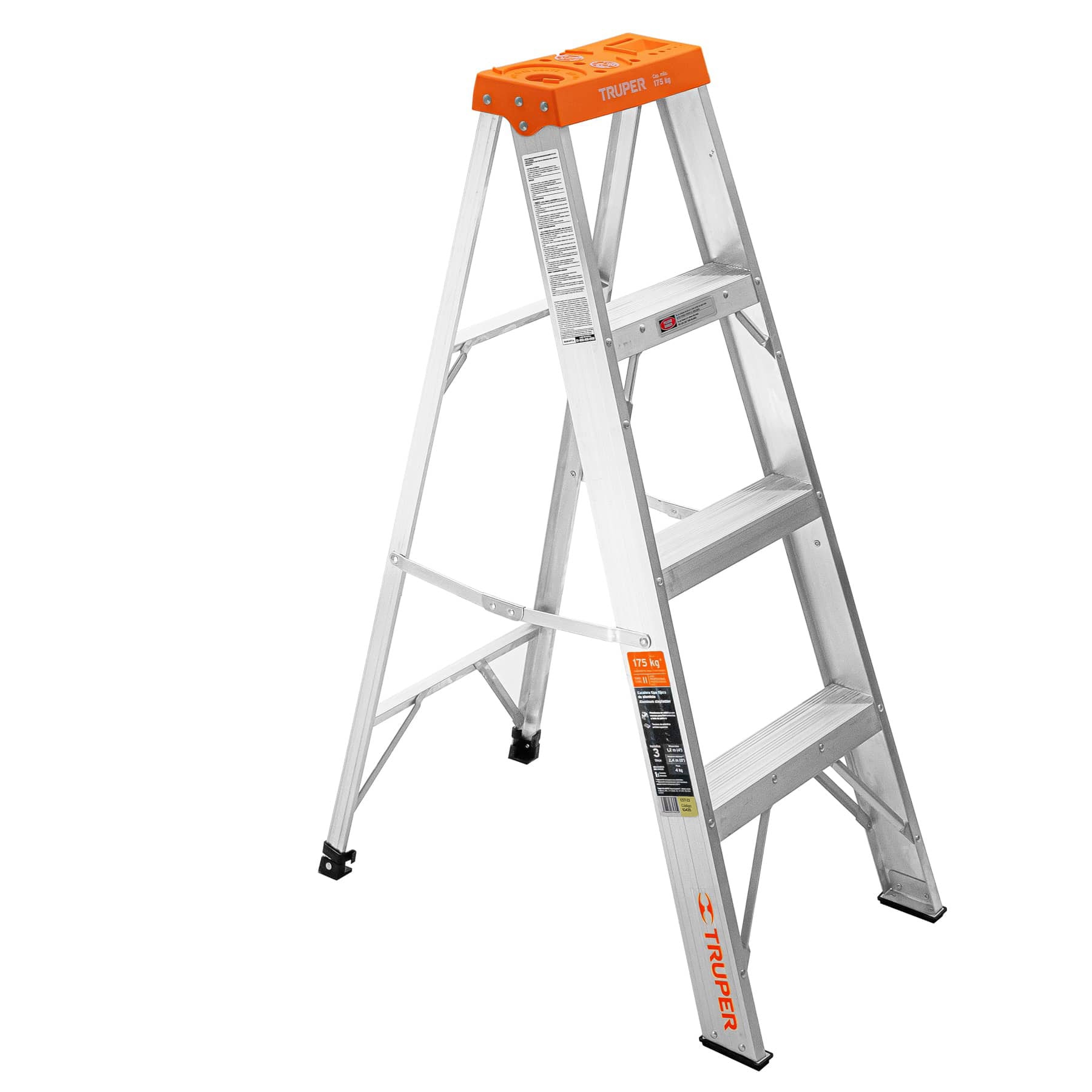 ESCALERA DE TIJERA TIPO II 3 PELDAÑOS, TRUPER